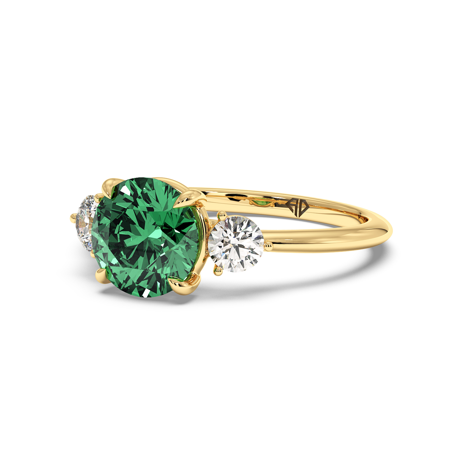 18K Yellow Gold Aida Engagement Ring