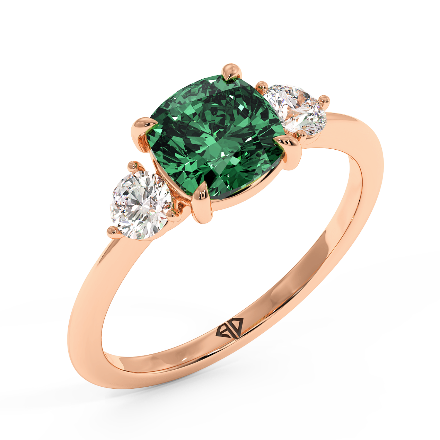 18K Rose Gold Aida Engagement Ring