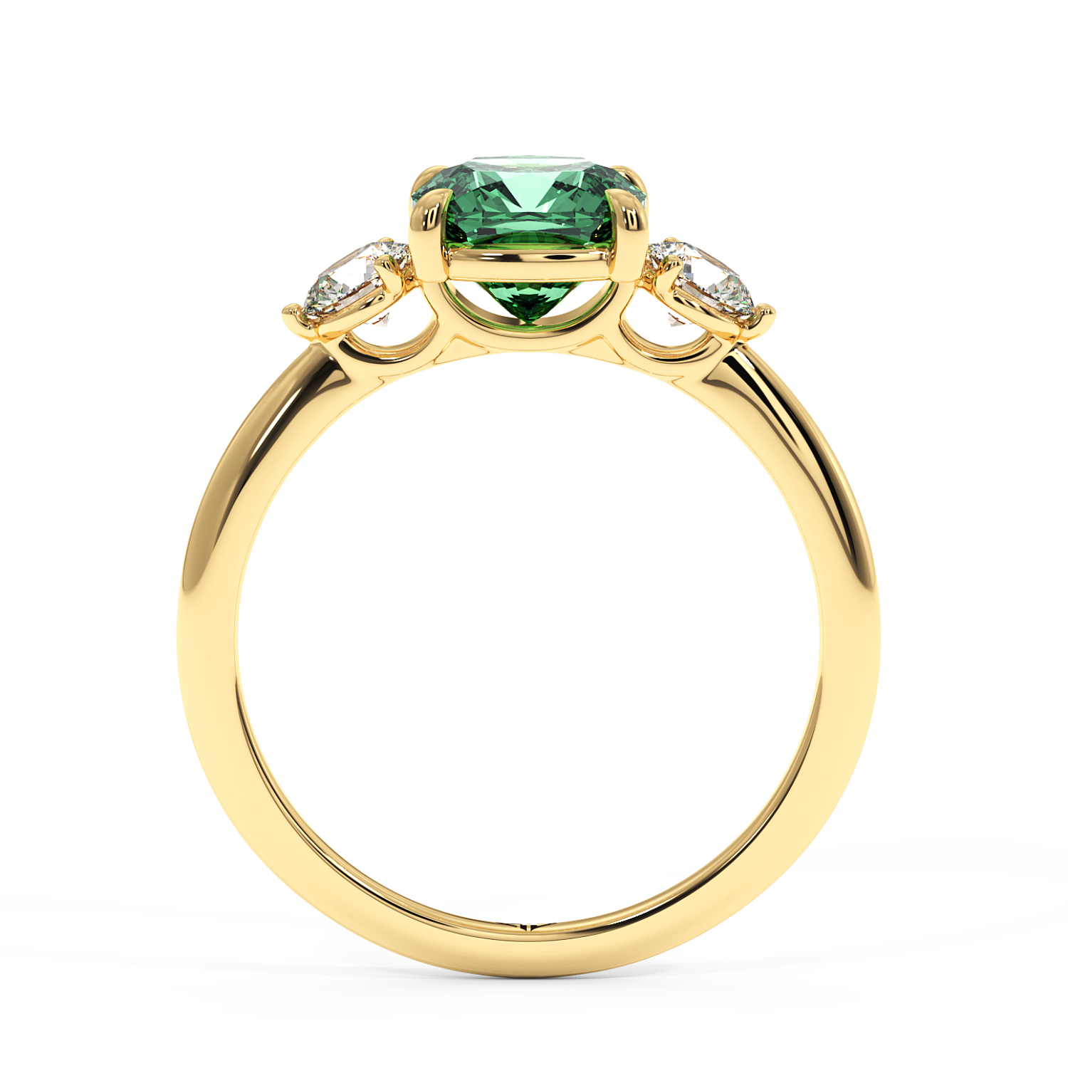 18K Yellow Gold Aida Engagement Ring