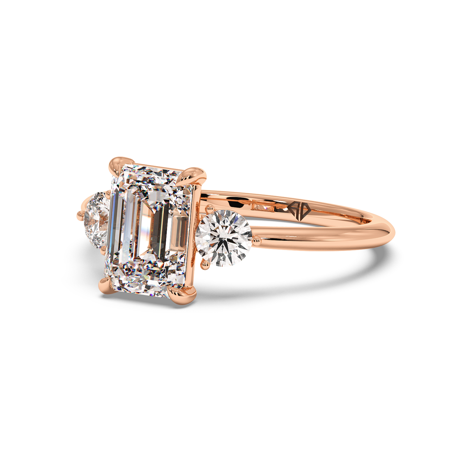 18K Rose Gold Aida Engagement Ring