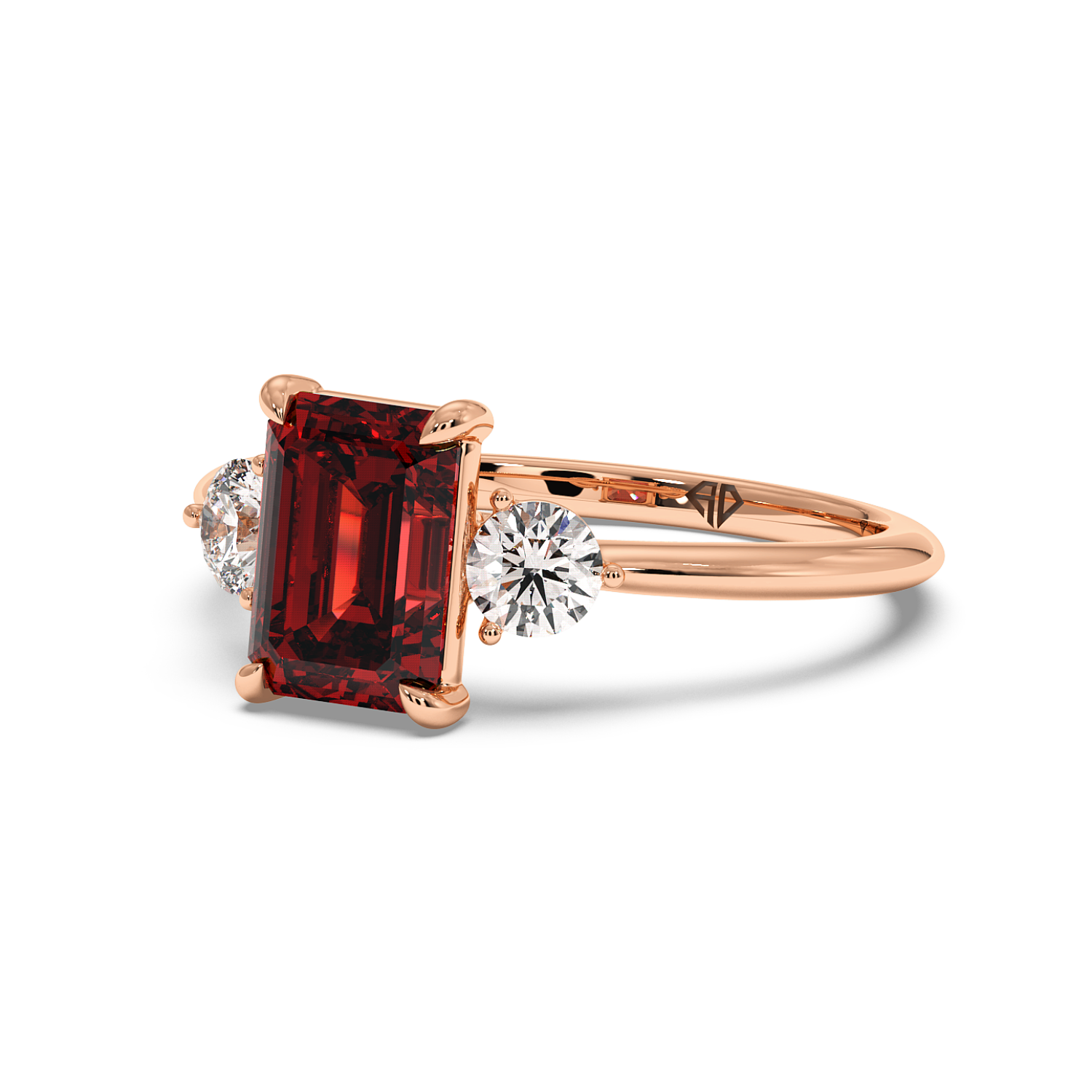 18K Rose Gold Aida Engagement Ring