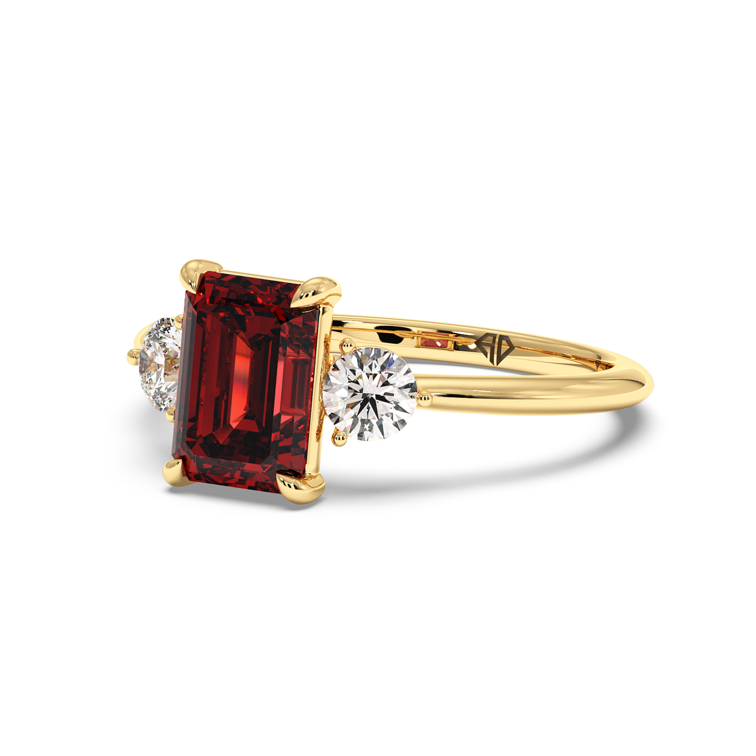 18K Yellow Gold Aida Engagement Ring