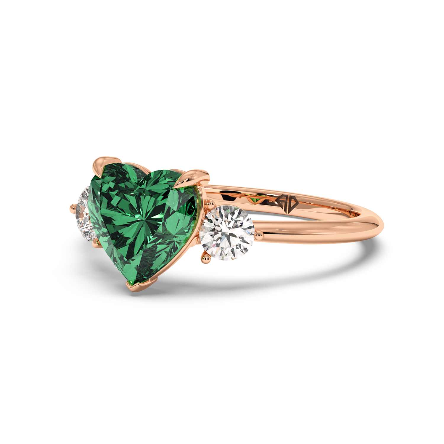 18K Rose Gold Aida Engagement Ring