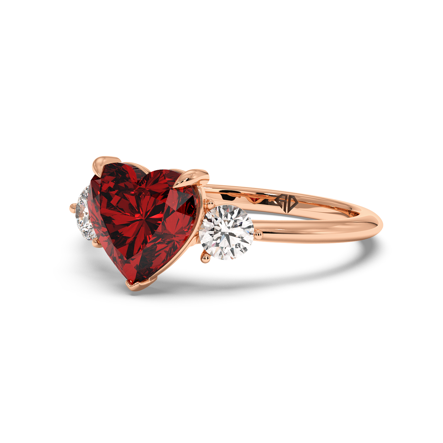 18K Rose Gold Aida Engagement Ring