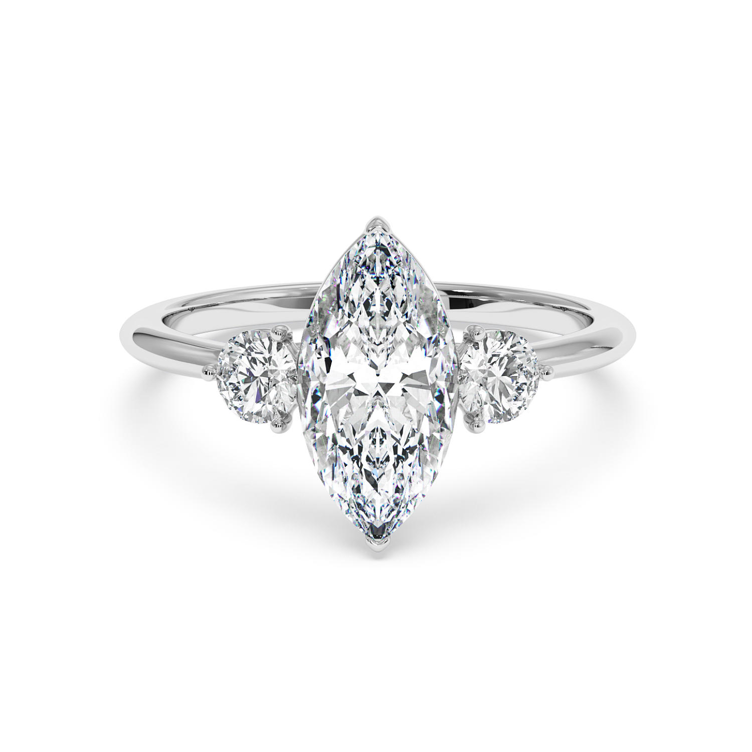 Platinum Aida Engagement Ring