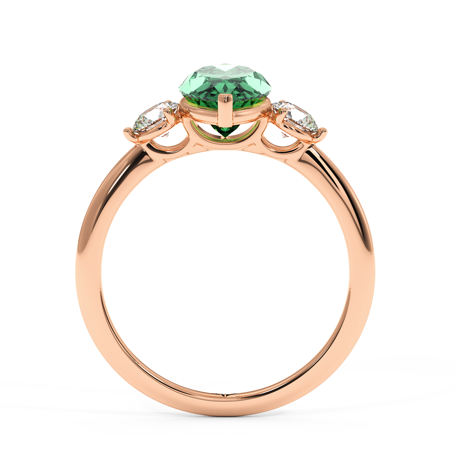 18K Rose Gold Aida Engagement Ring