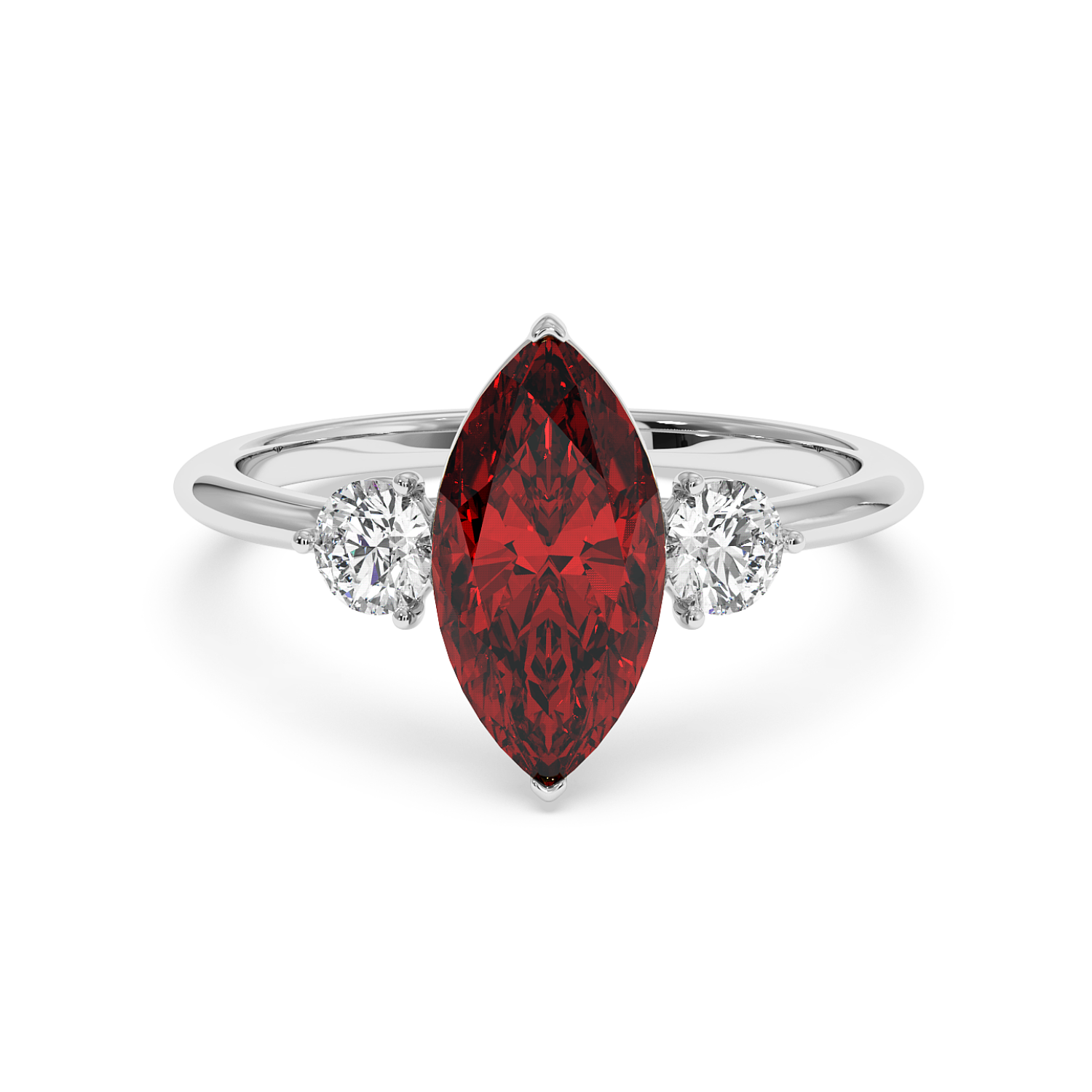 Platinum Aida Engagement Ring