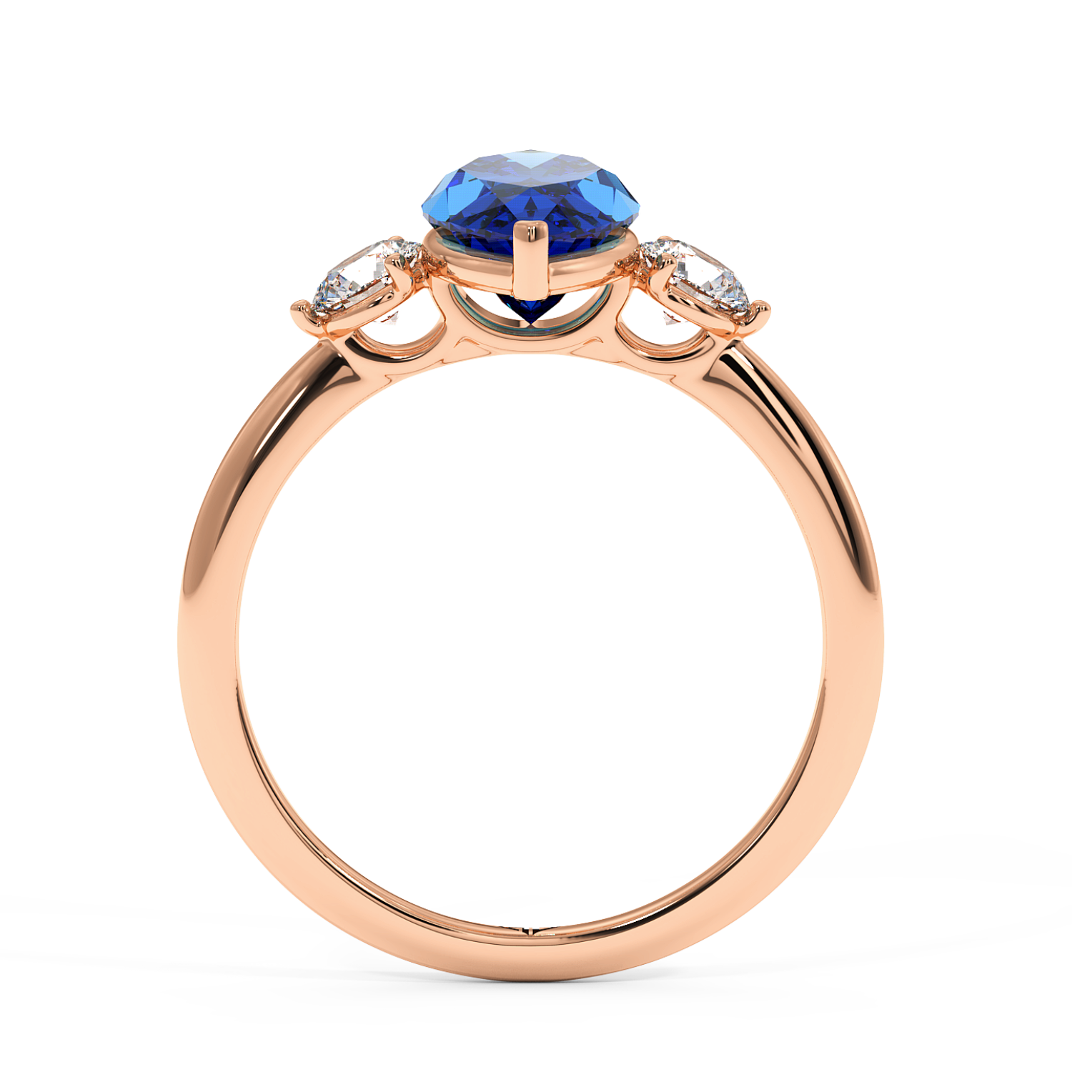 18K Rose Gold Aida Engagement Ring