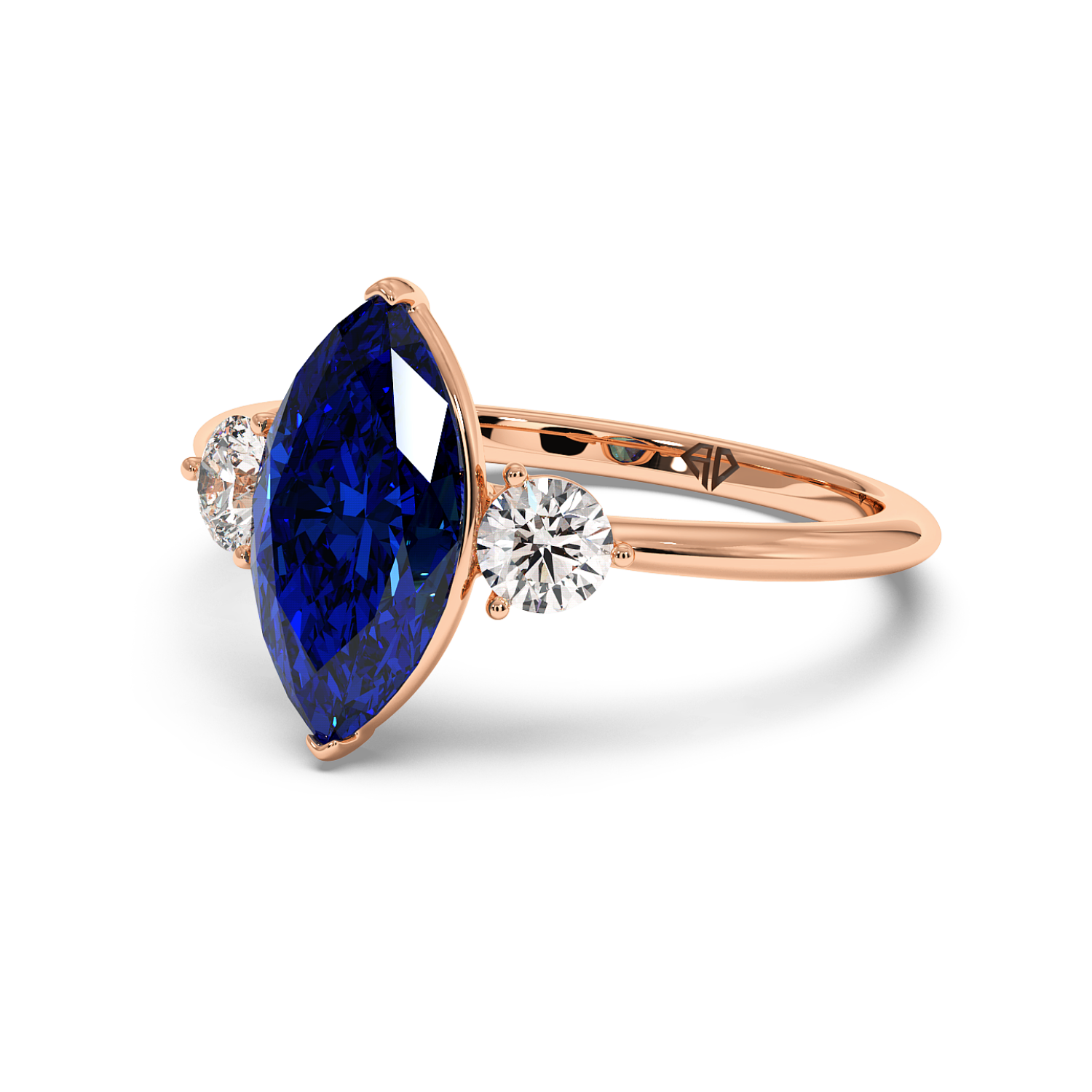 18K Rose Gold Aida Engagement Ring