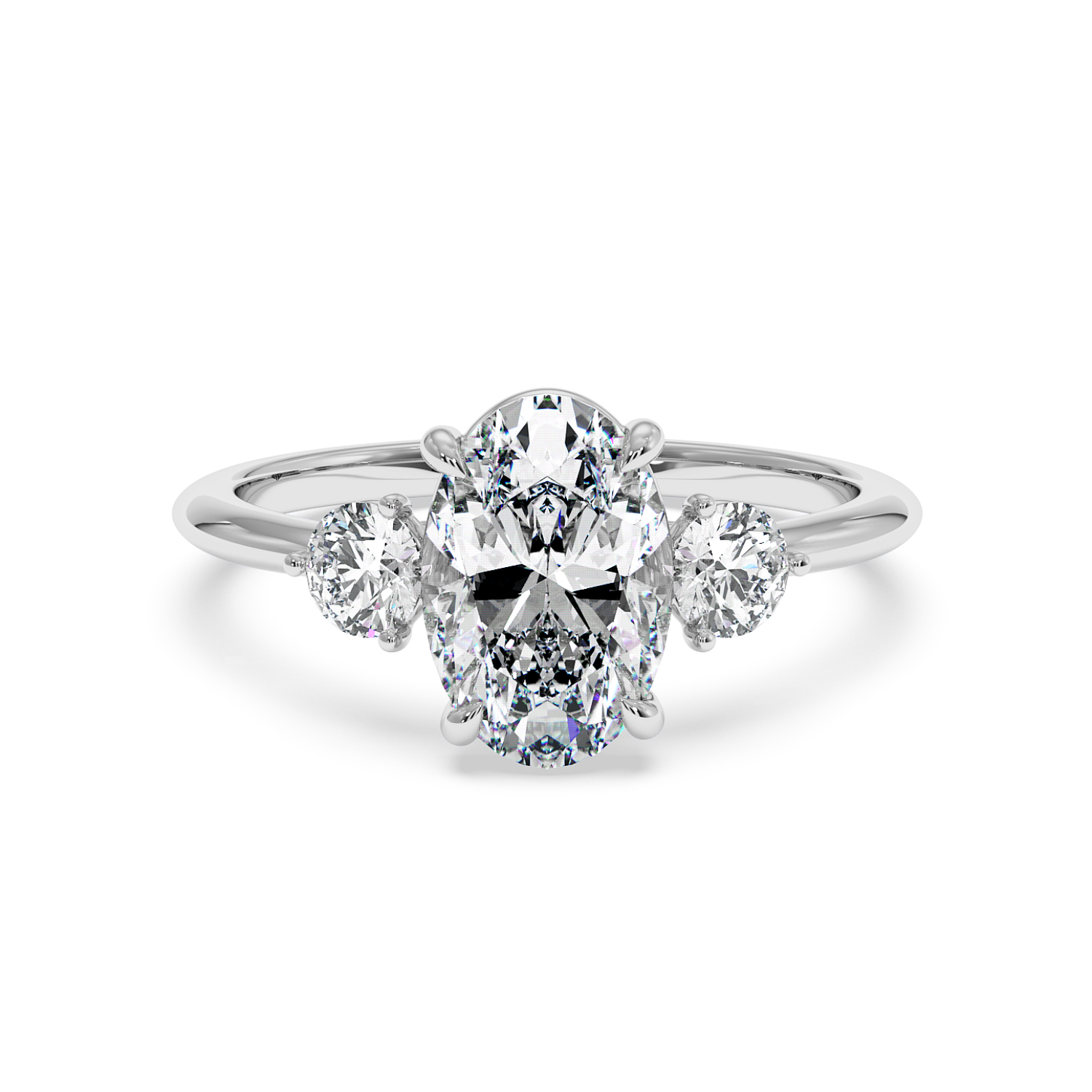 Platinum Aida Engagement Ring