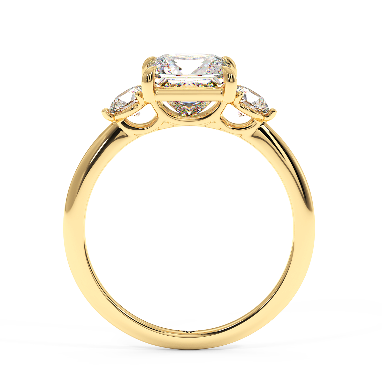 18K Yellow Gold Aida Engagement Ring