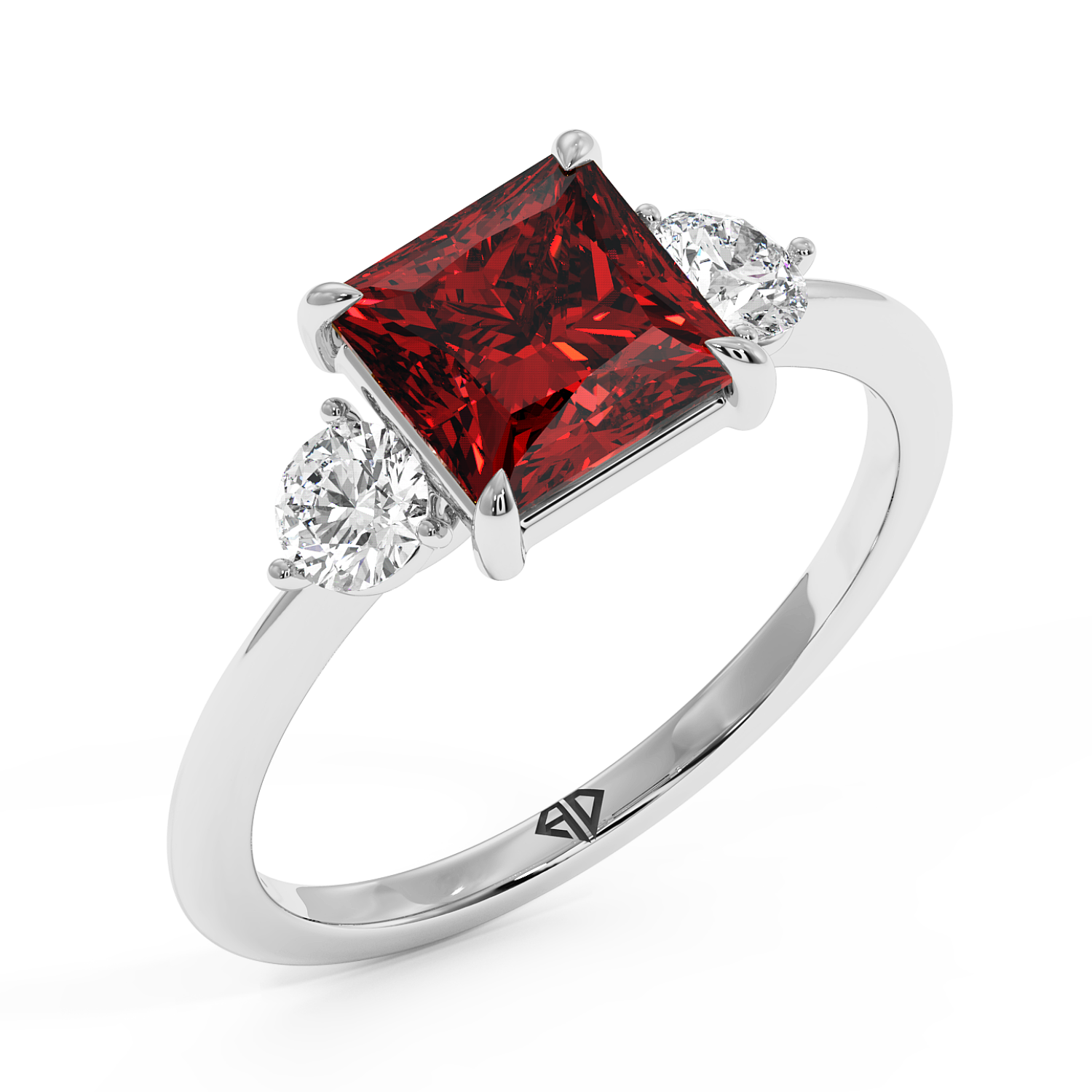 Platinum Aida Engagement Ring