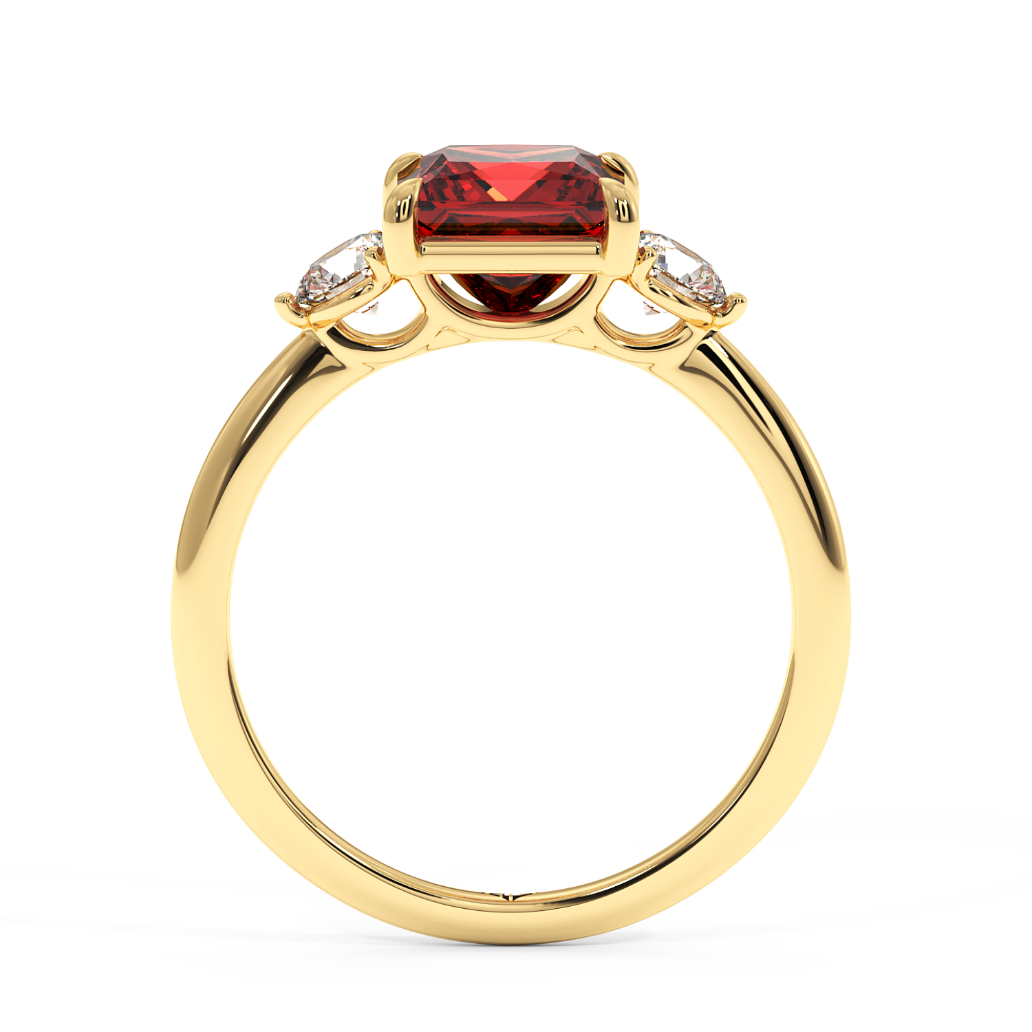 18K Yellow Gold Aida Engagement Ring