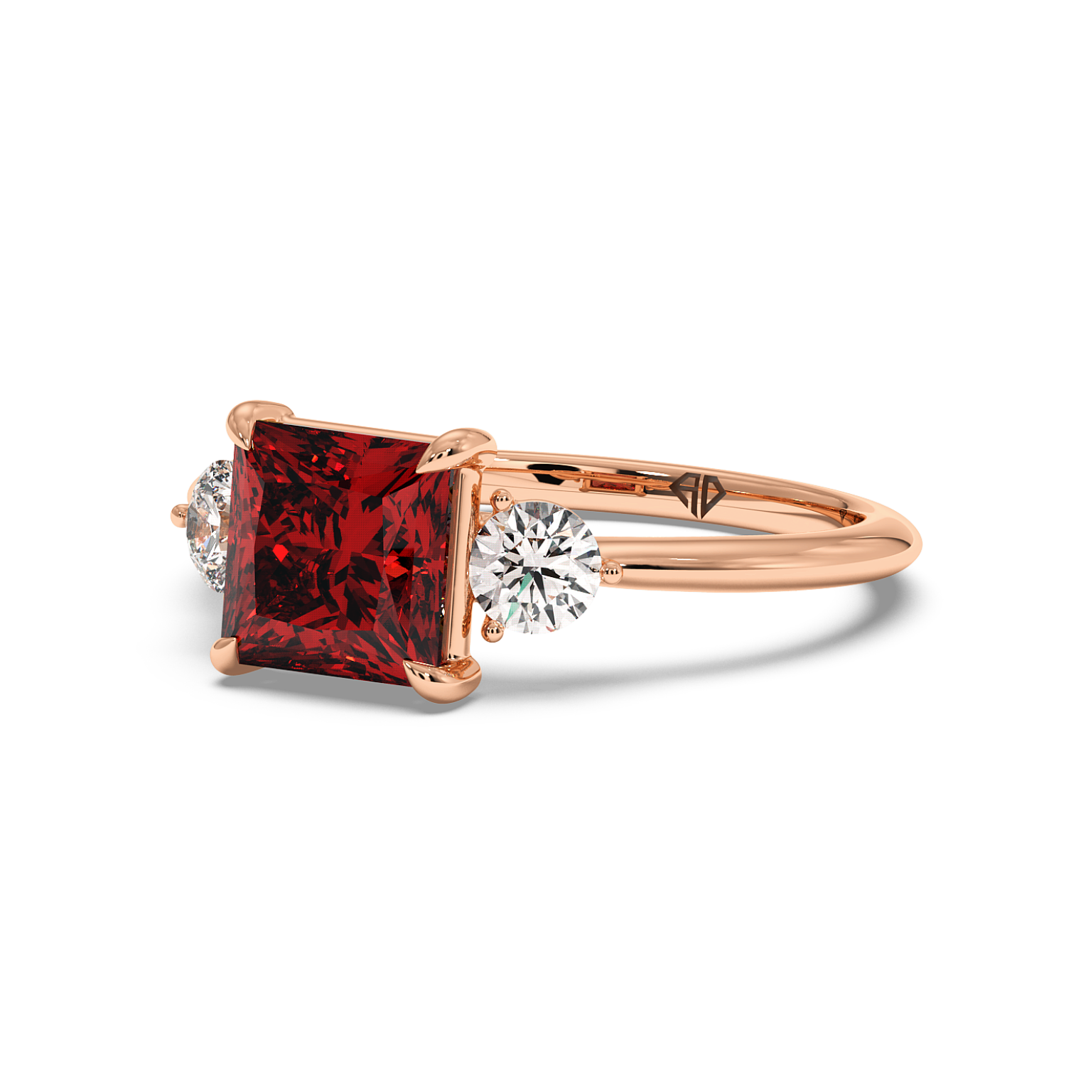 18K Rose Gold Aida Engagement Ring