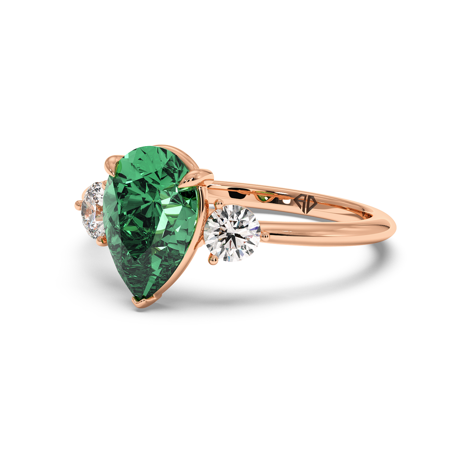 18K Rose Gold Aida Engagement Ring