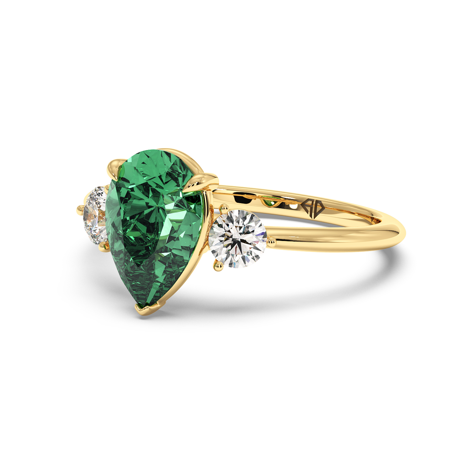 18K Yellow Gold Aida Engagement Ring