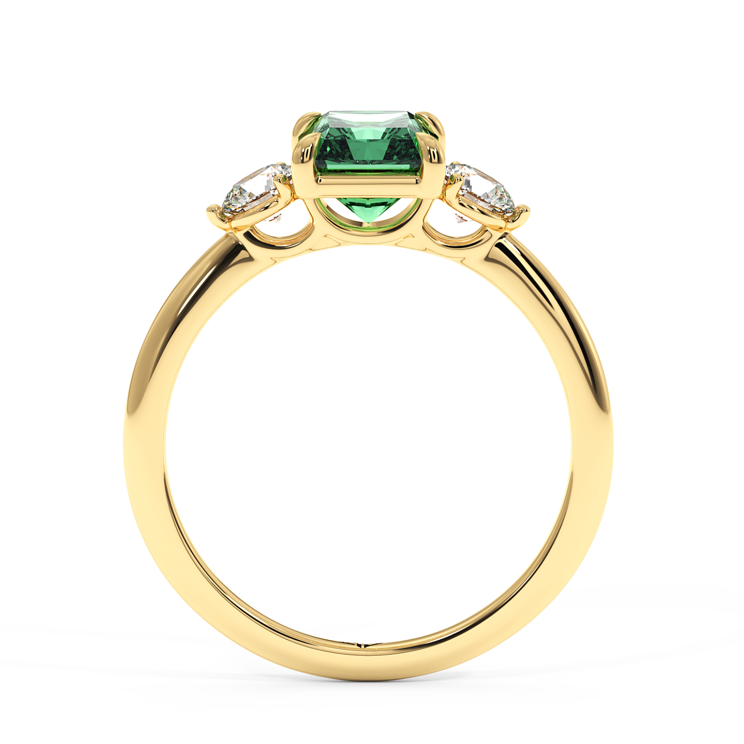 18K Yellow Gold Aida Engagement Ring