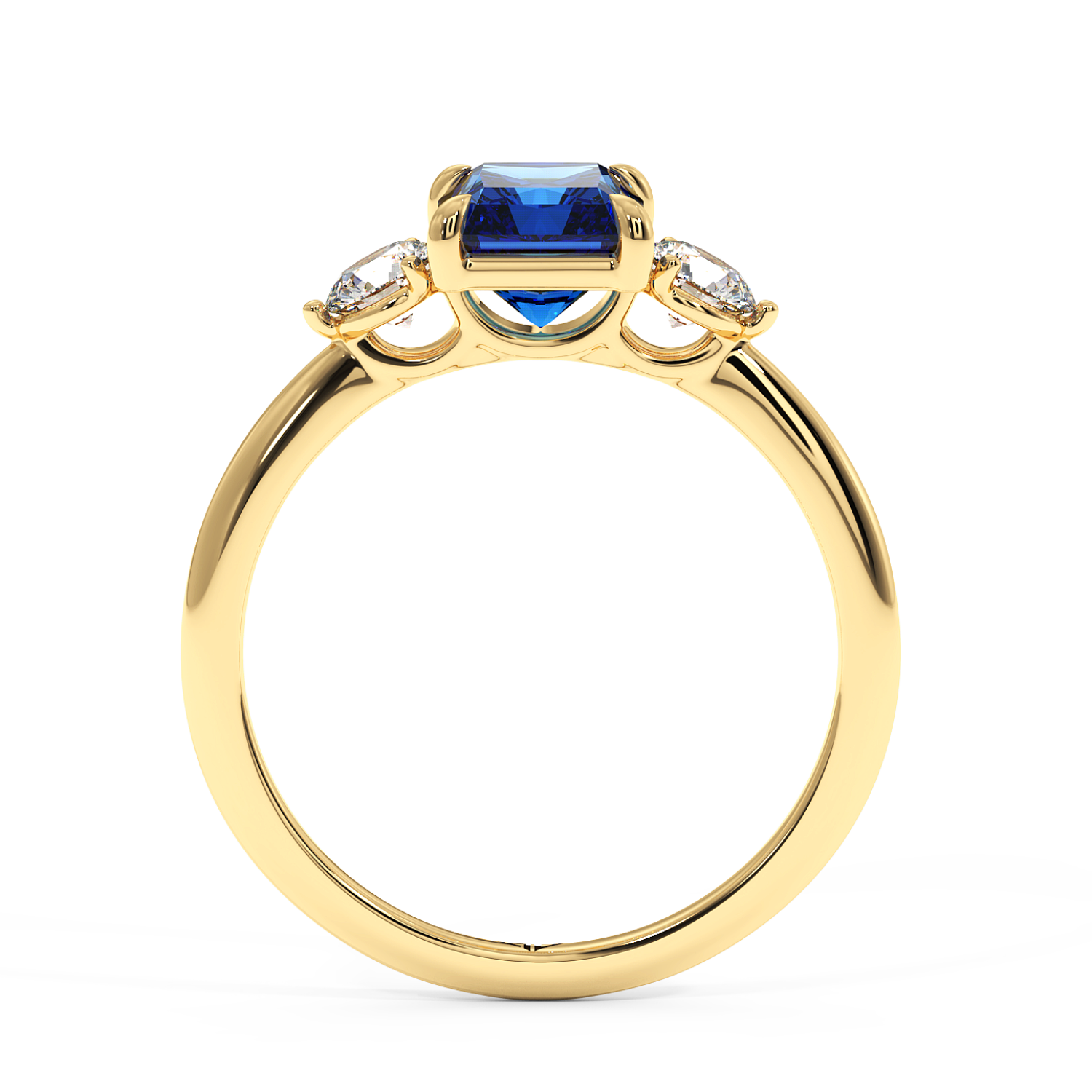 18K Yellow Gold Aida Engagement Ring