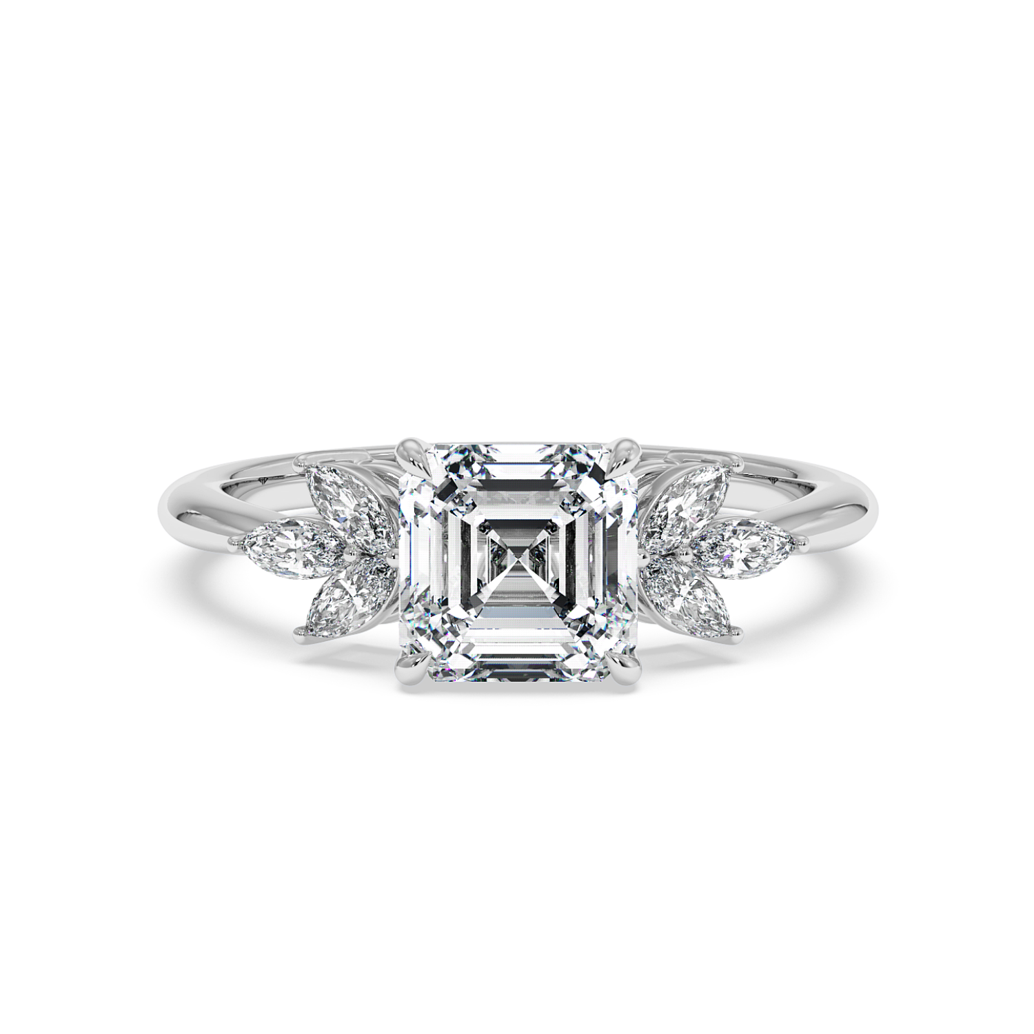 Platinum Heidi Engagement Ring