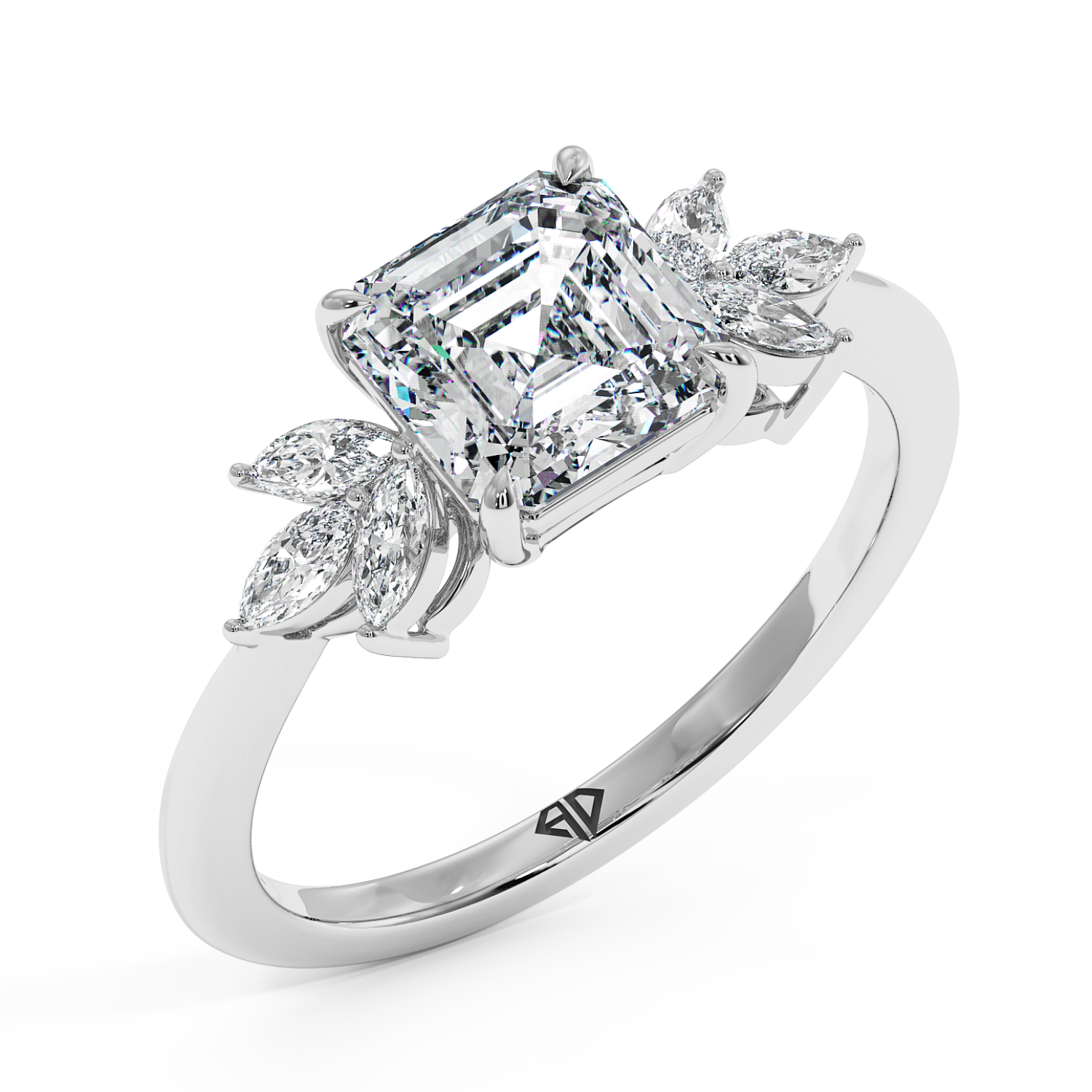 Platinum Heidi Engagement Ring