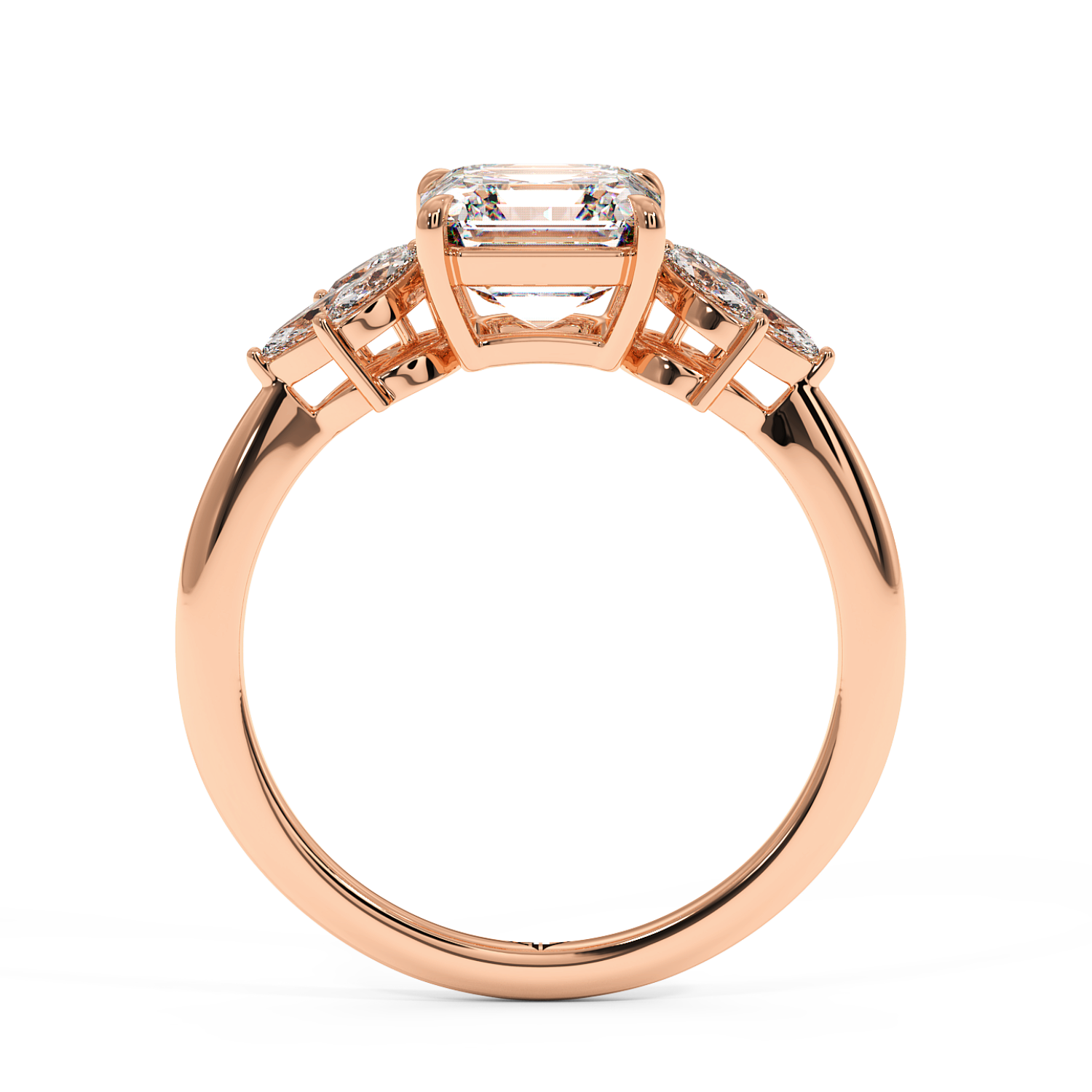 18K Rose Gold Heidi Engagement Ring