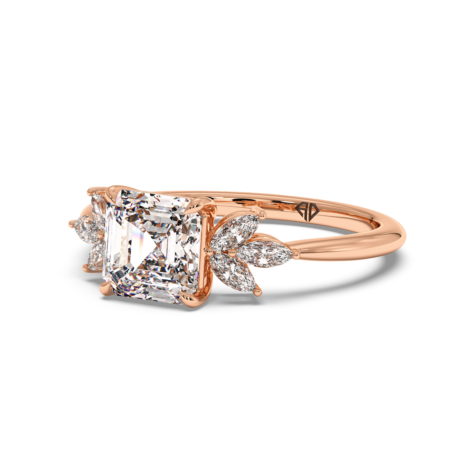 18K Rose Gold Heidi Engagement Ring