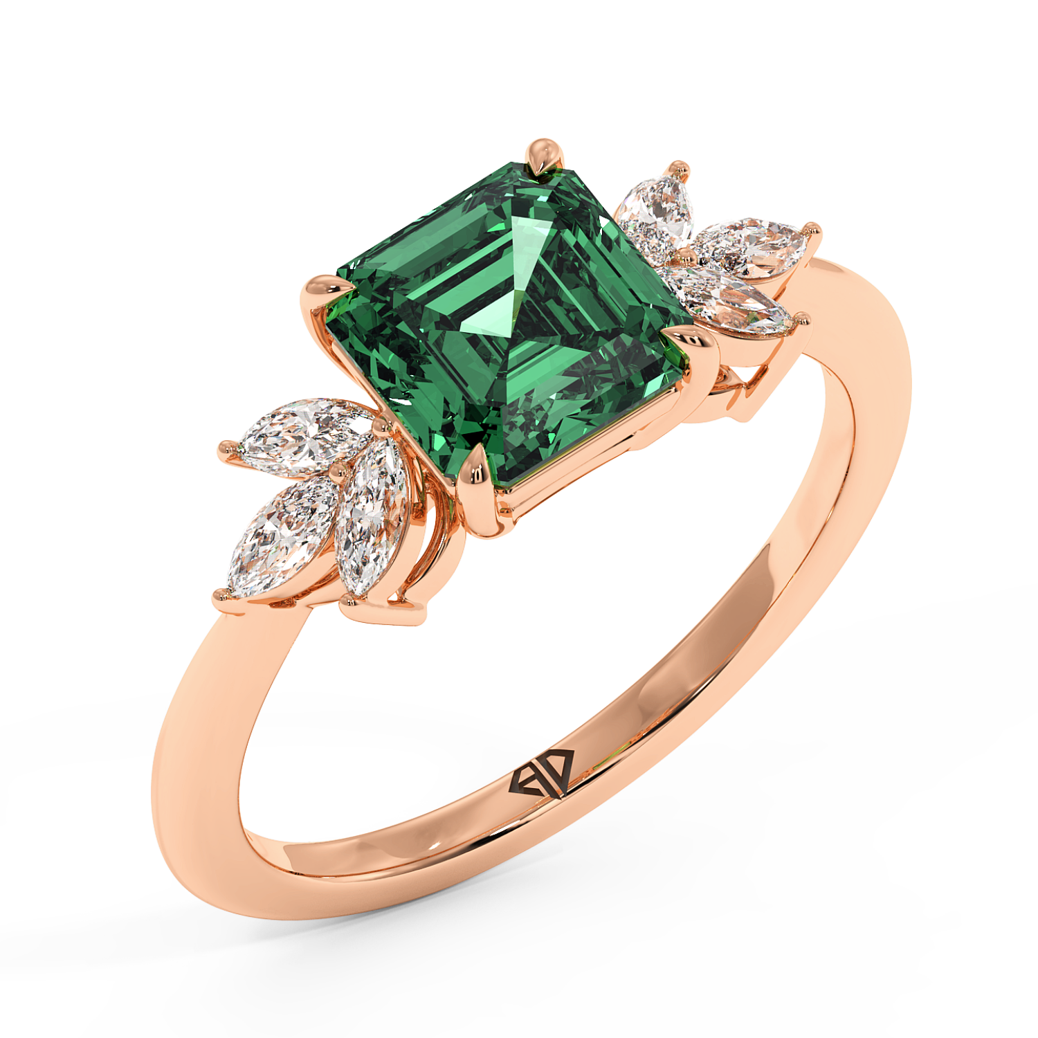 18K Rose Gold Heidi Engagement Ring