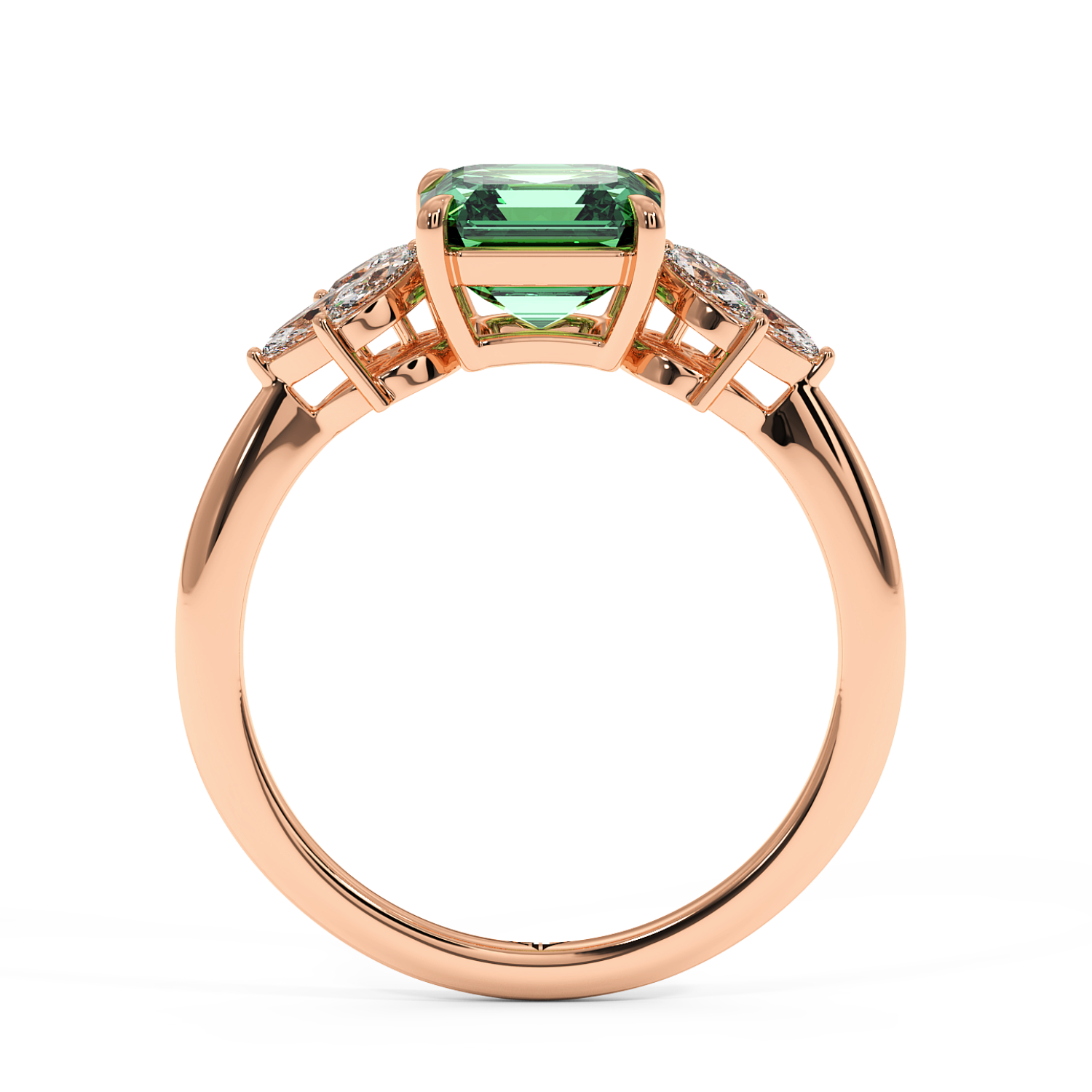 18K Rose Gold Heidi Engagement Ring