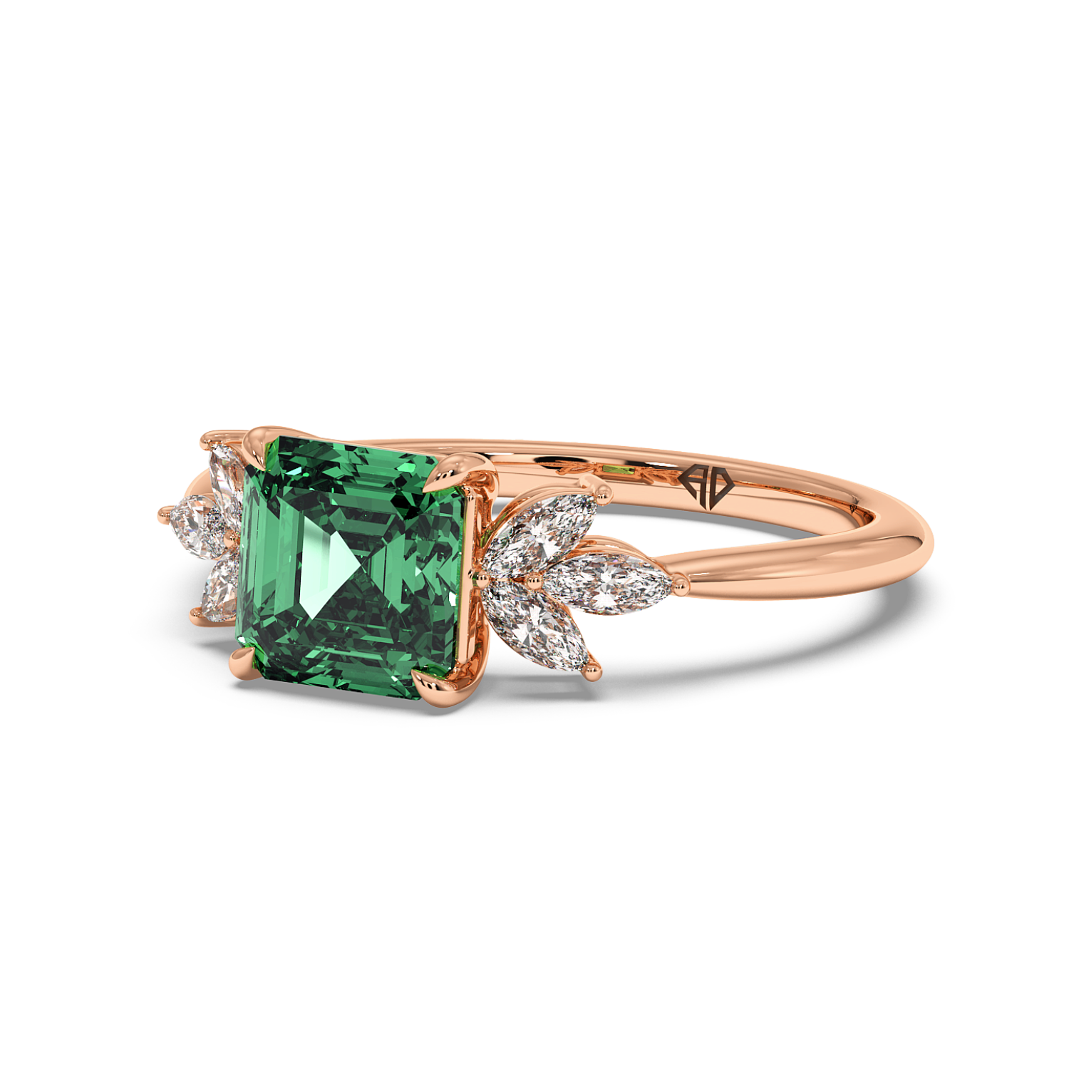 18K Rose Gold Heidi Engagement Ring