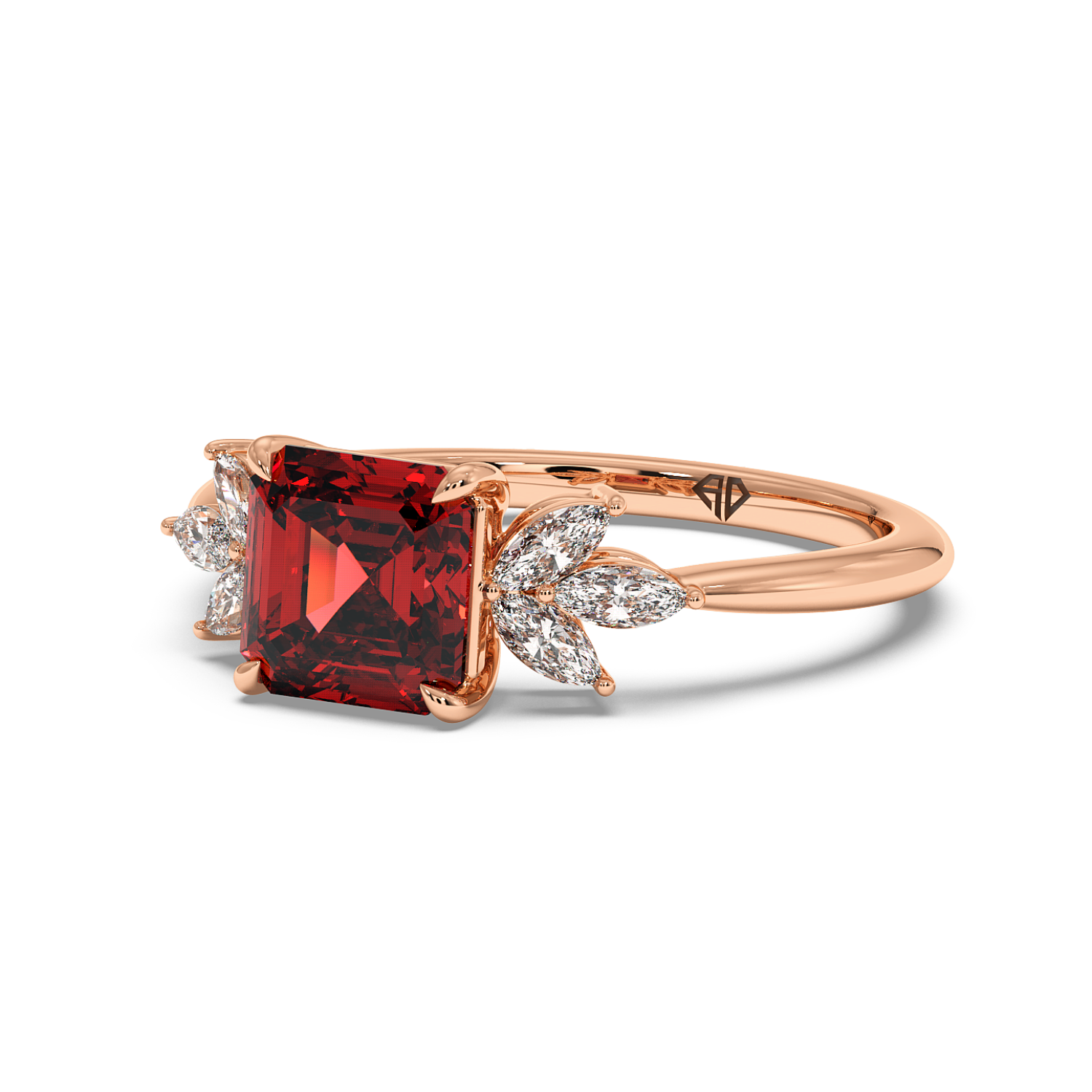 18K Rose Gold Heidi Engagement Ring