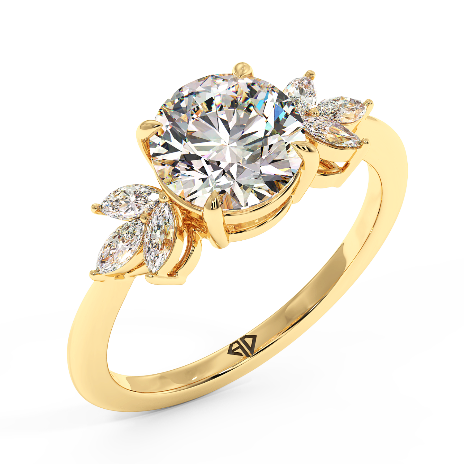 18K Yellow Gold Heidi Engagement Ring