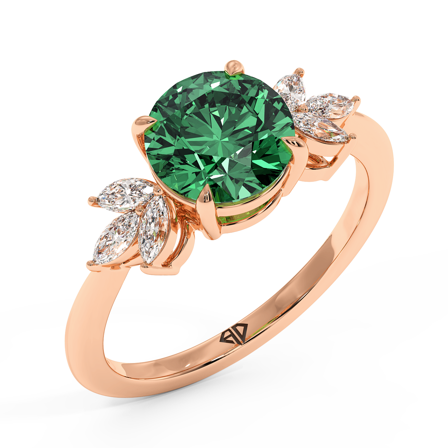 18K Rose Gold Heidi Engagement Ring