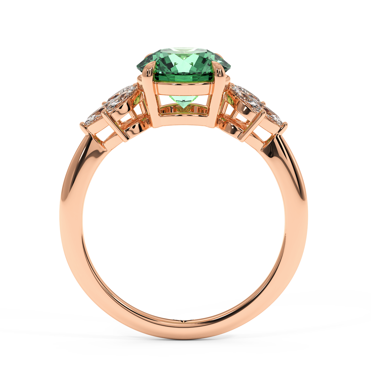 18K Rose Gold Heidi Engagement Ring