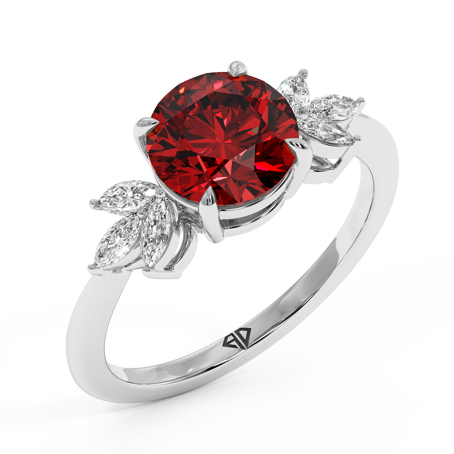 Platinum Heidi Engagement Ring