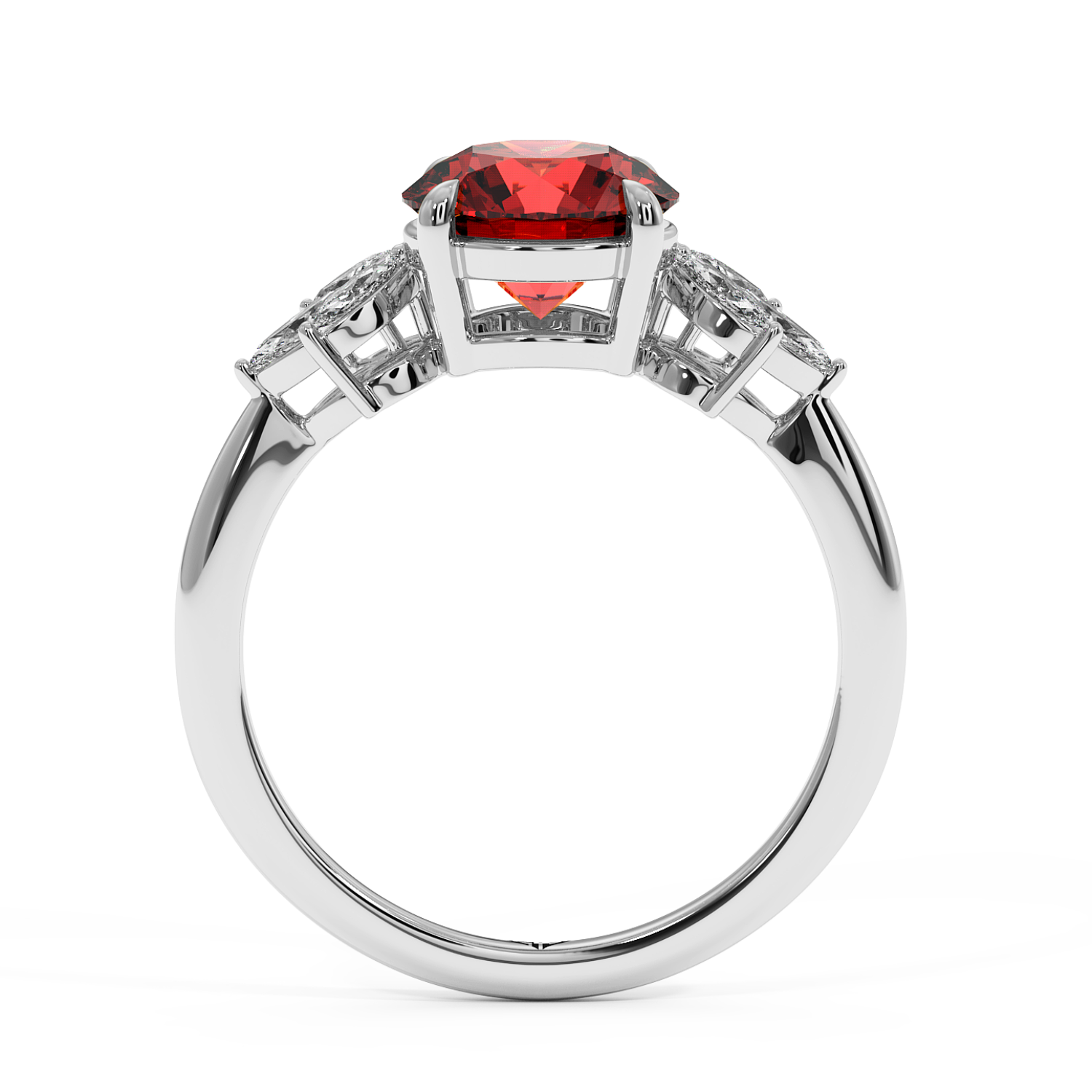 Platinum Heidi Engagement Ring