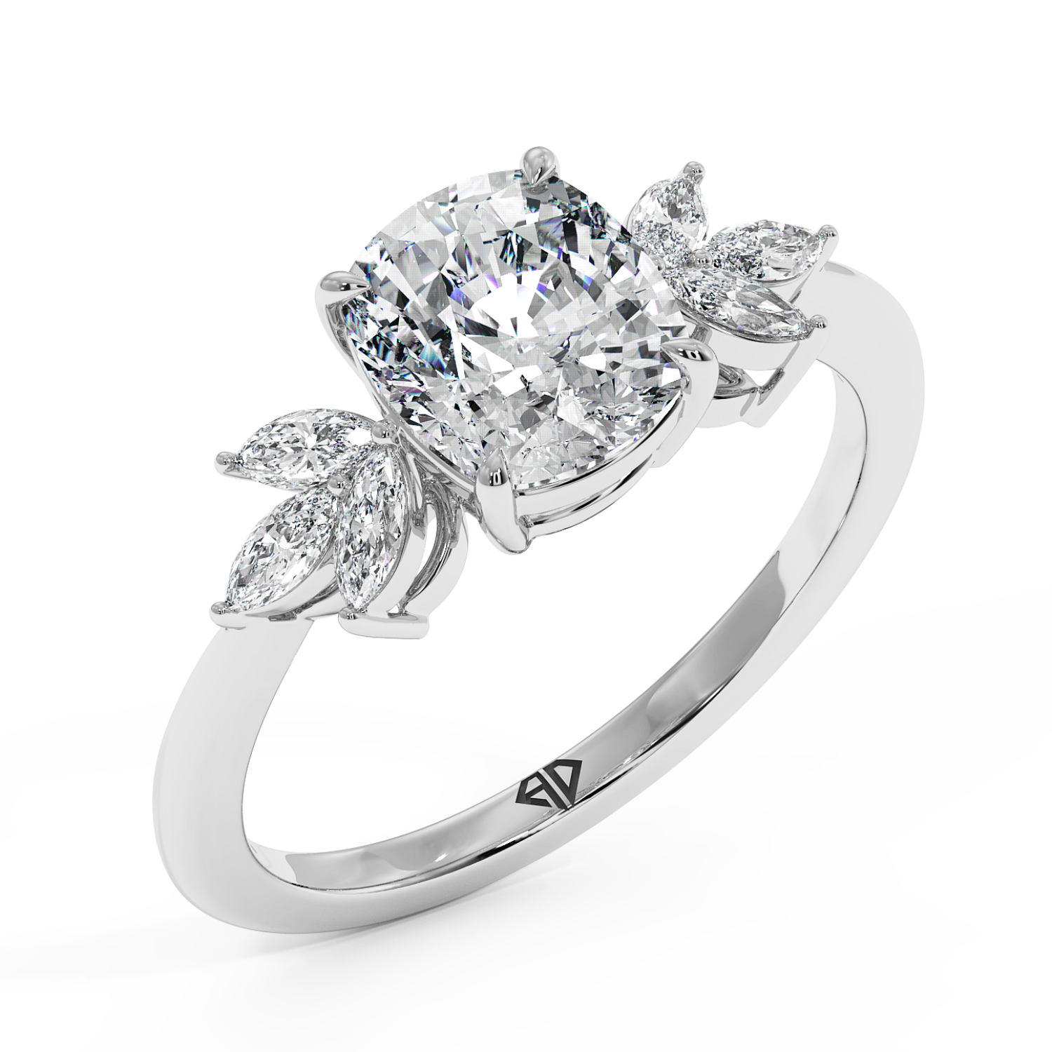 18K White Gold Heidi Engagement Ring