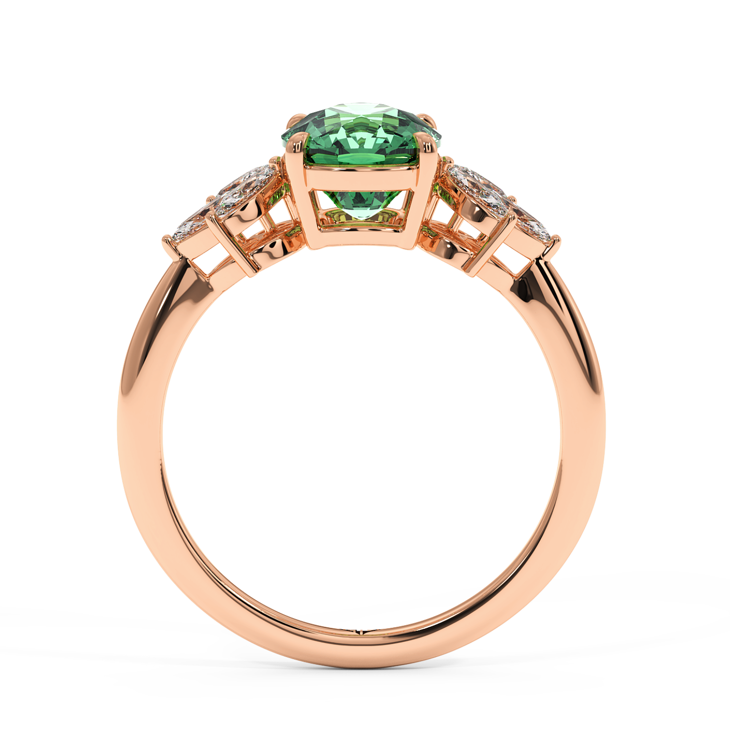 18K Rose Gold Heidi Engagement Ring