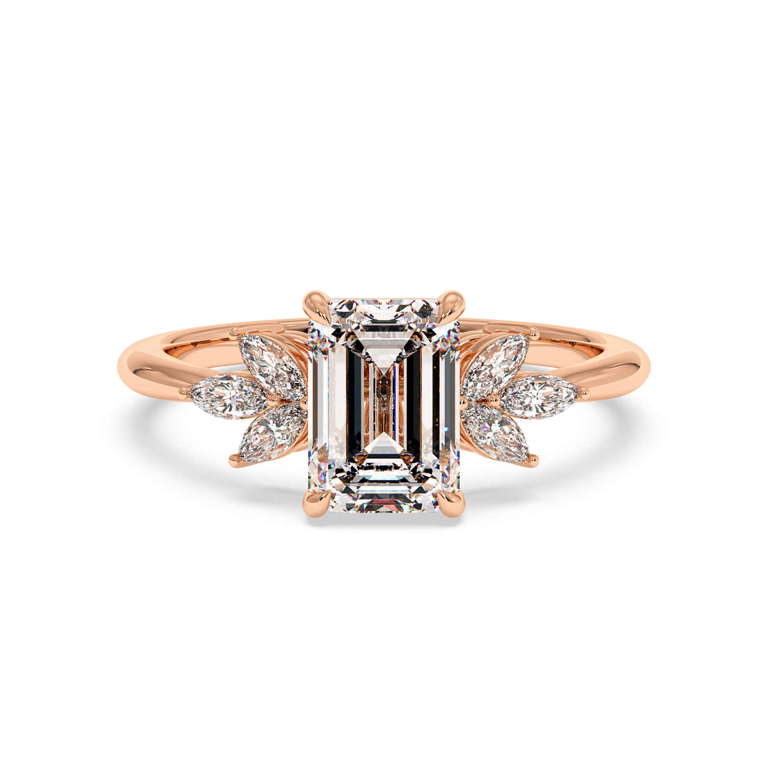 18K Rose Gold Heidi Engagement Ring