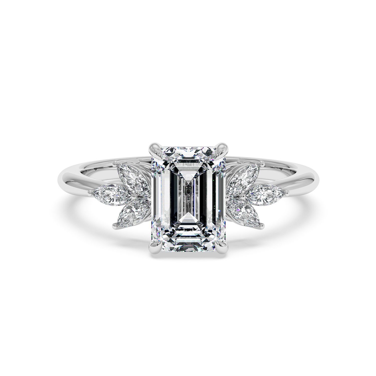 18K White Gold Heidi Engagement Ring