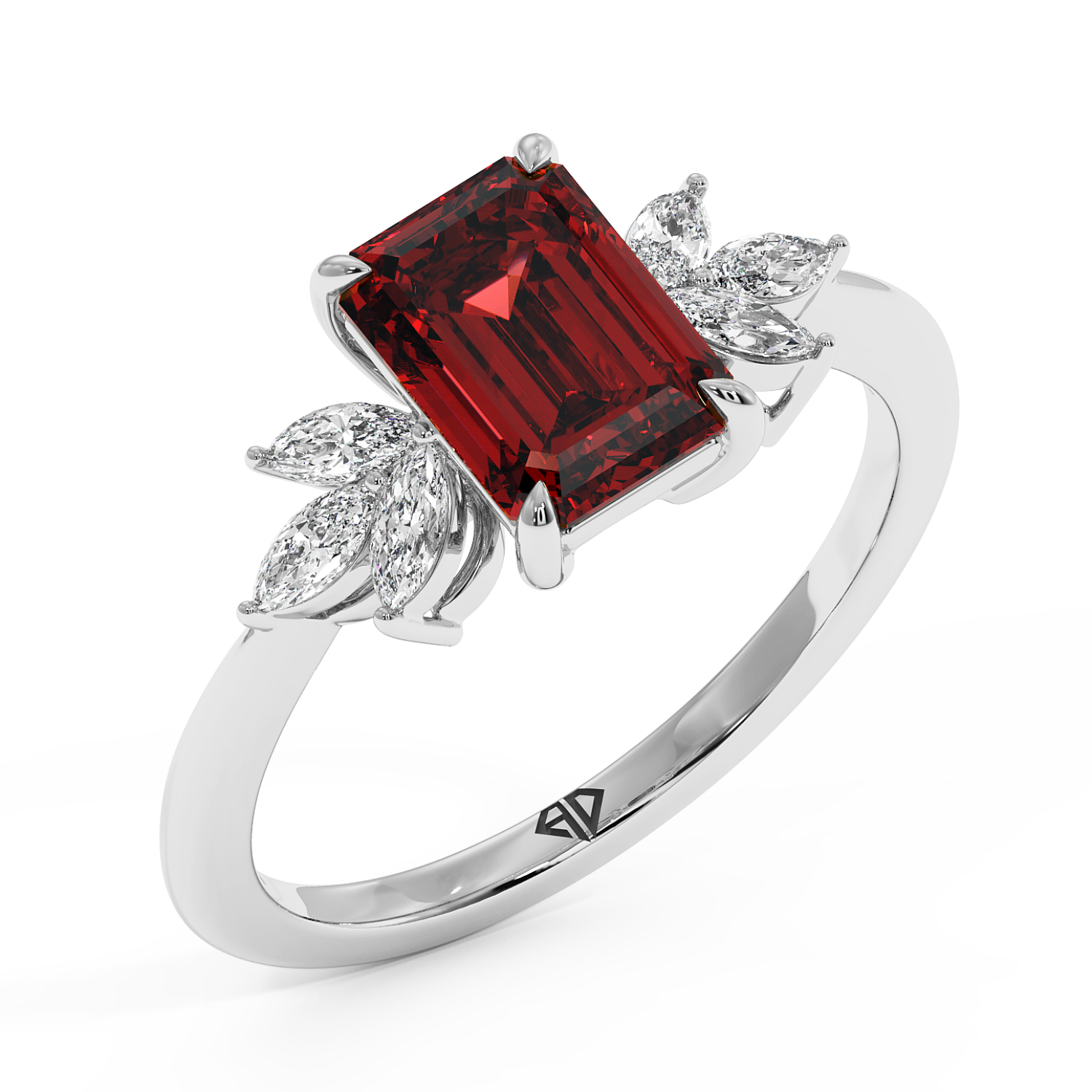 Platinum Heidi Engagement Ring