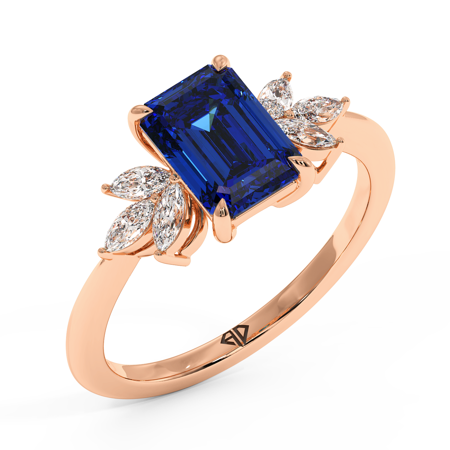 18K Rose Gold Heidi Engagement Ring