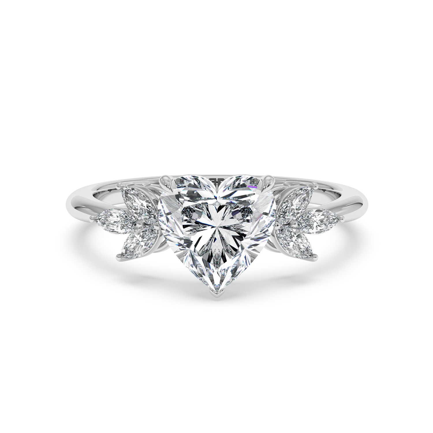 Platinum Heidi Engagement Ring