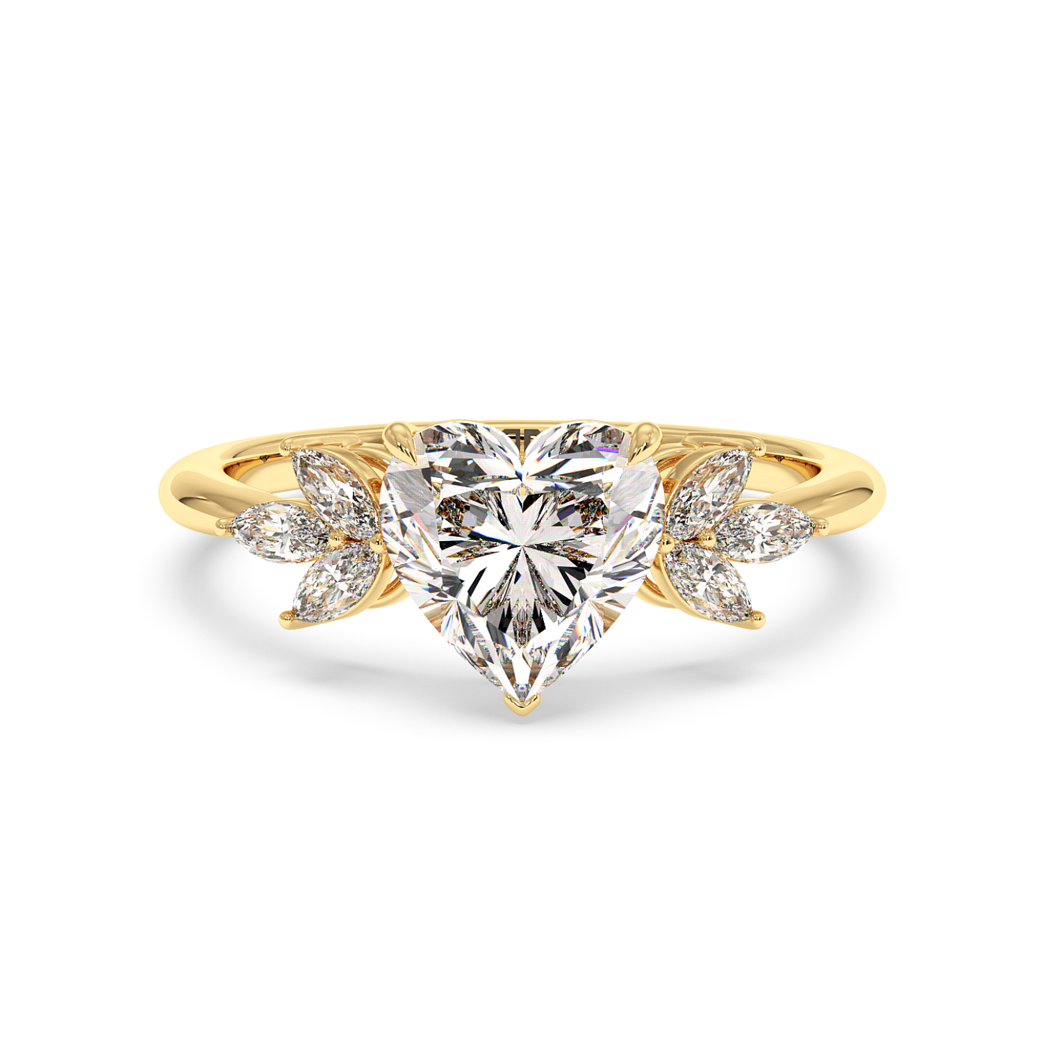 18K Yellow Gold Heidi Engagement Ring