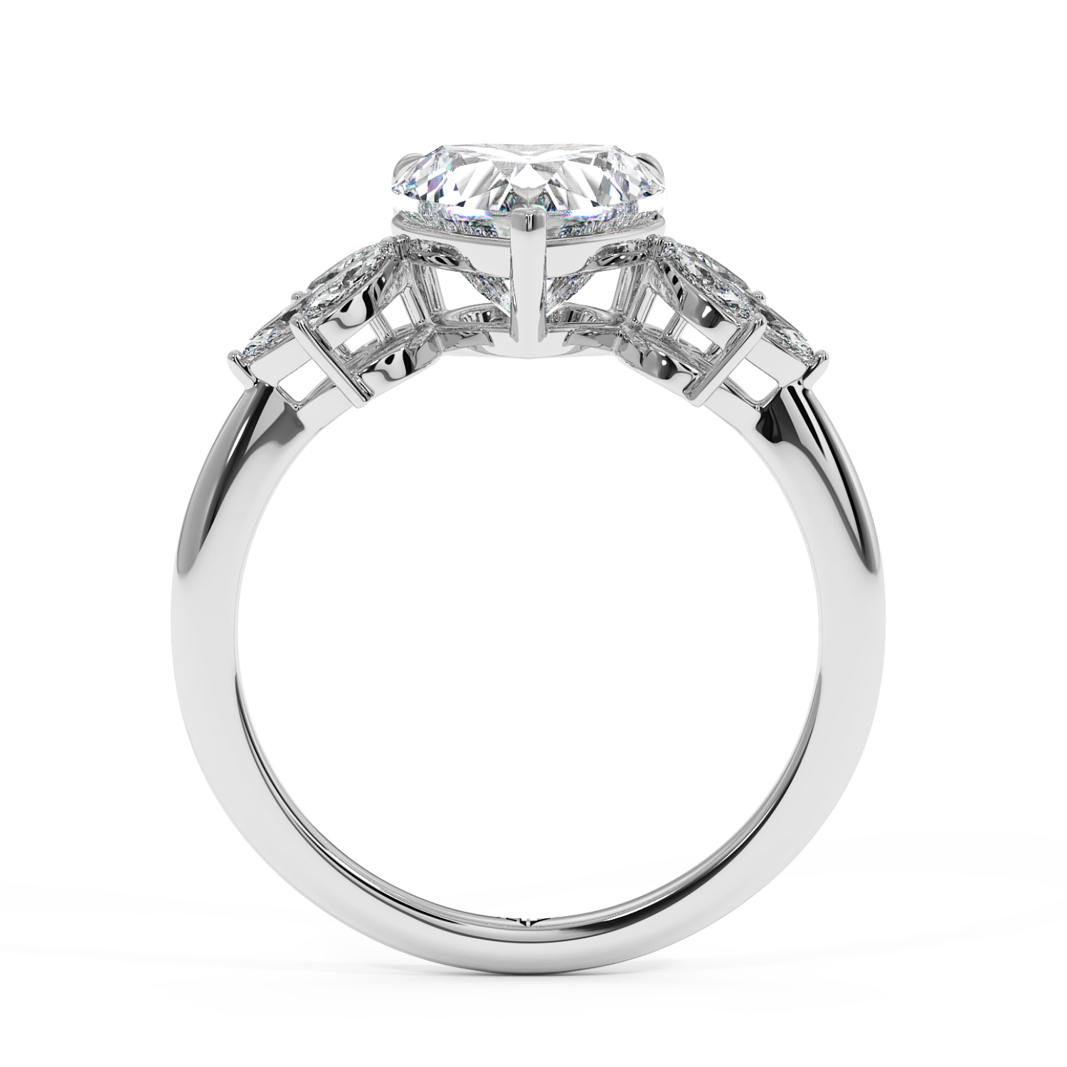Platinum Heidi Engagement Ring