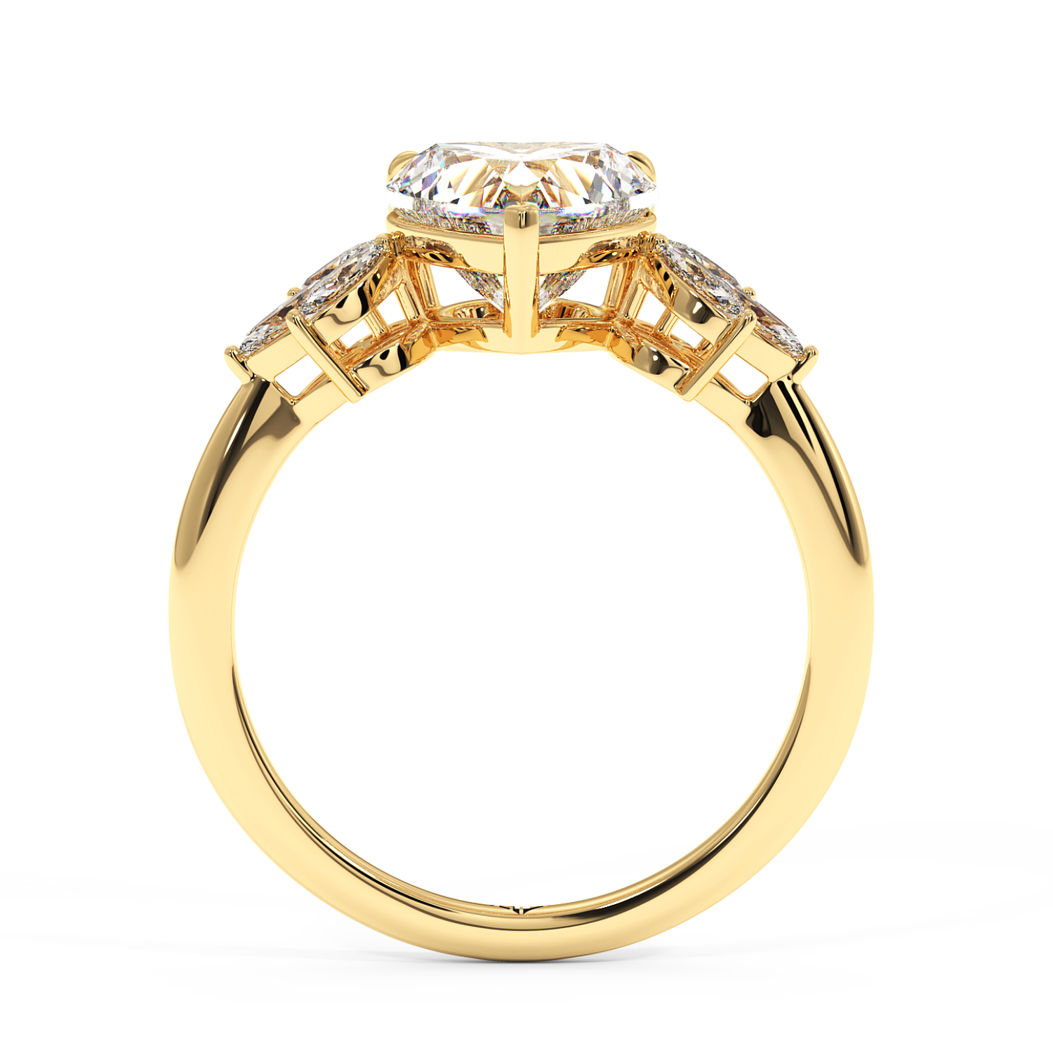 18K Yellow Gold Heidi Engagement Ring
