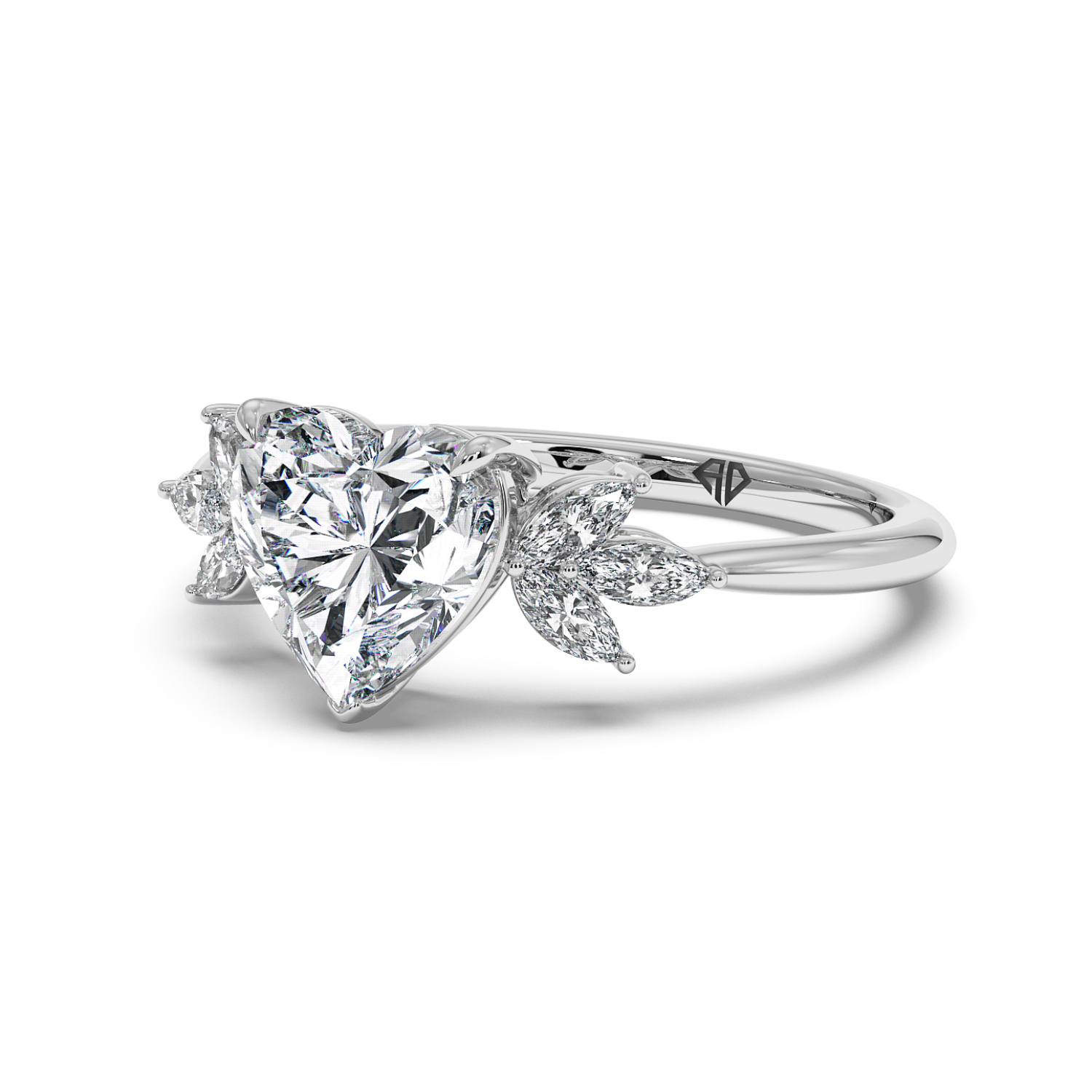 Platinum Heidi Engagement Ring