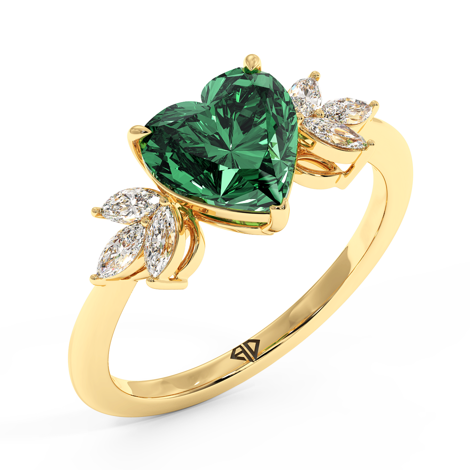 18K Yellow Gold Heidi Engagement Ring