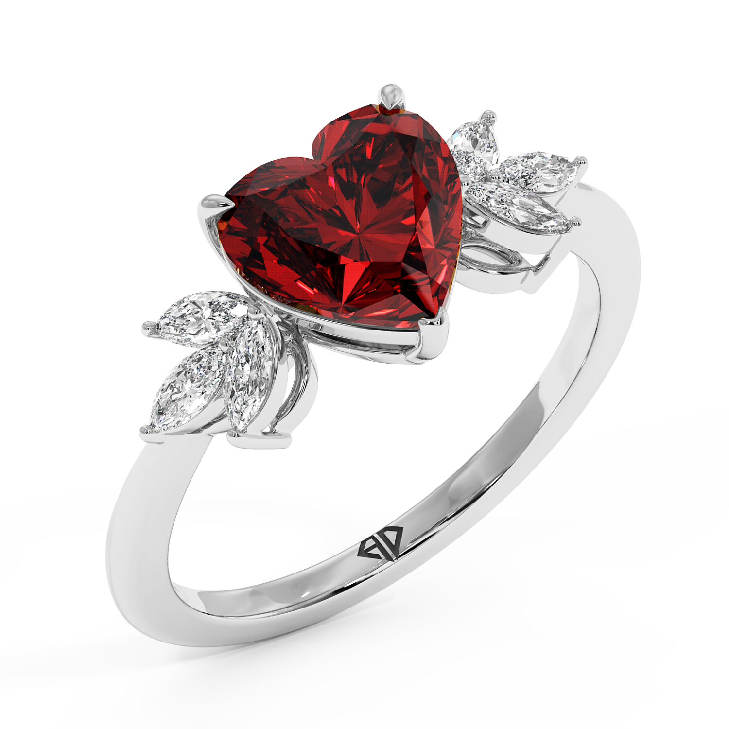 Platinum Heidi Engagement Ring