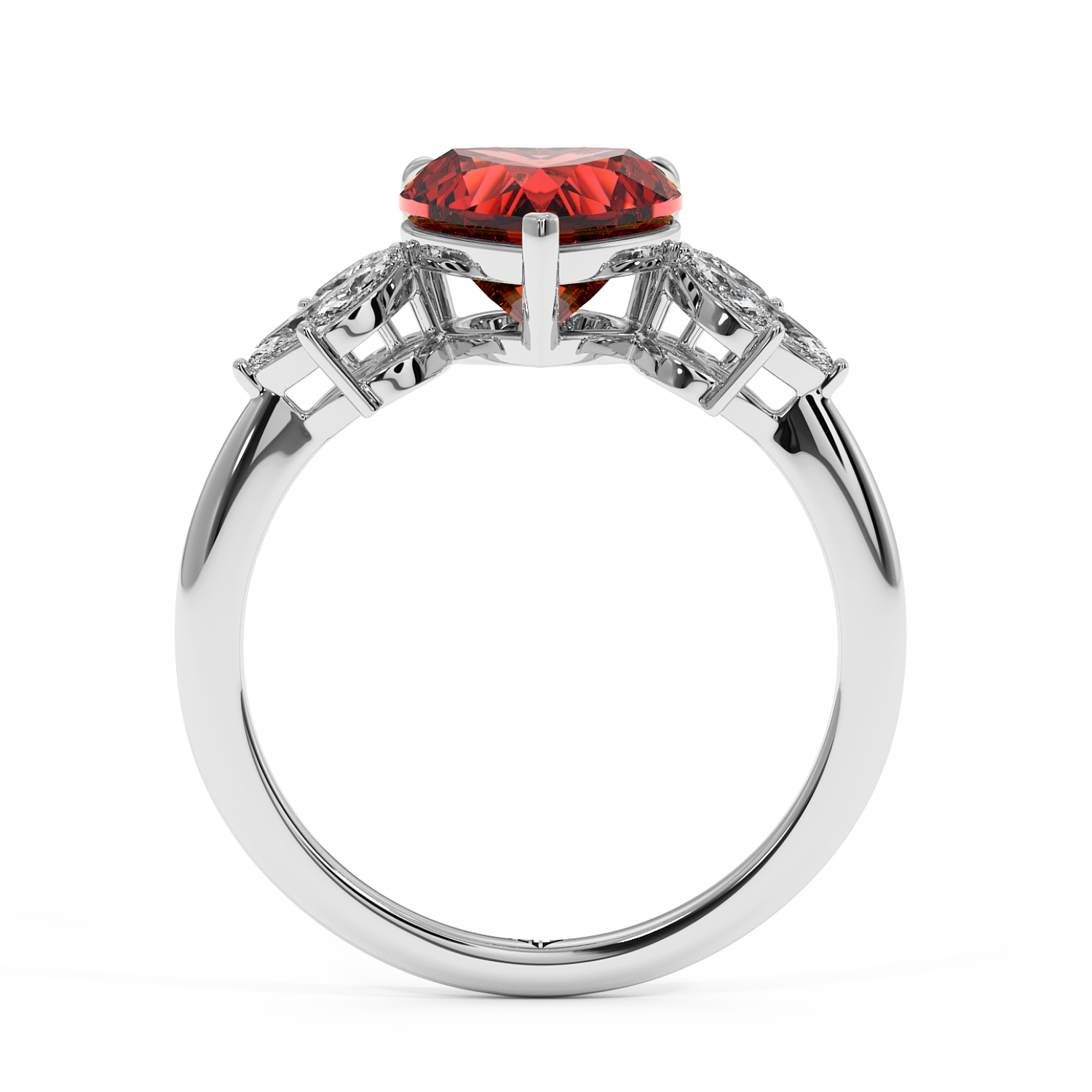 Platinum Heidi Engagement Ring