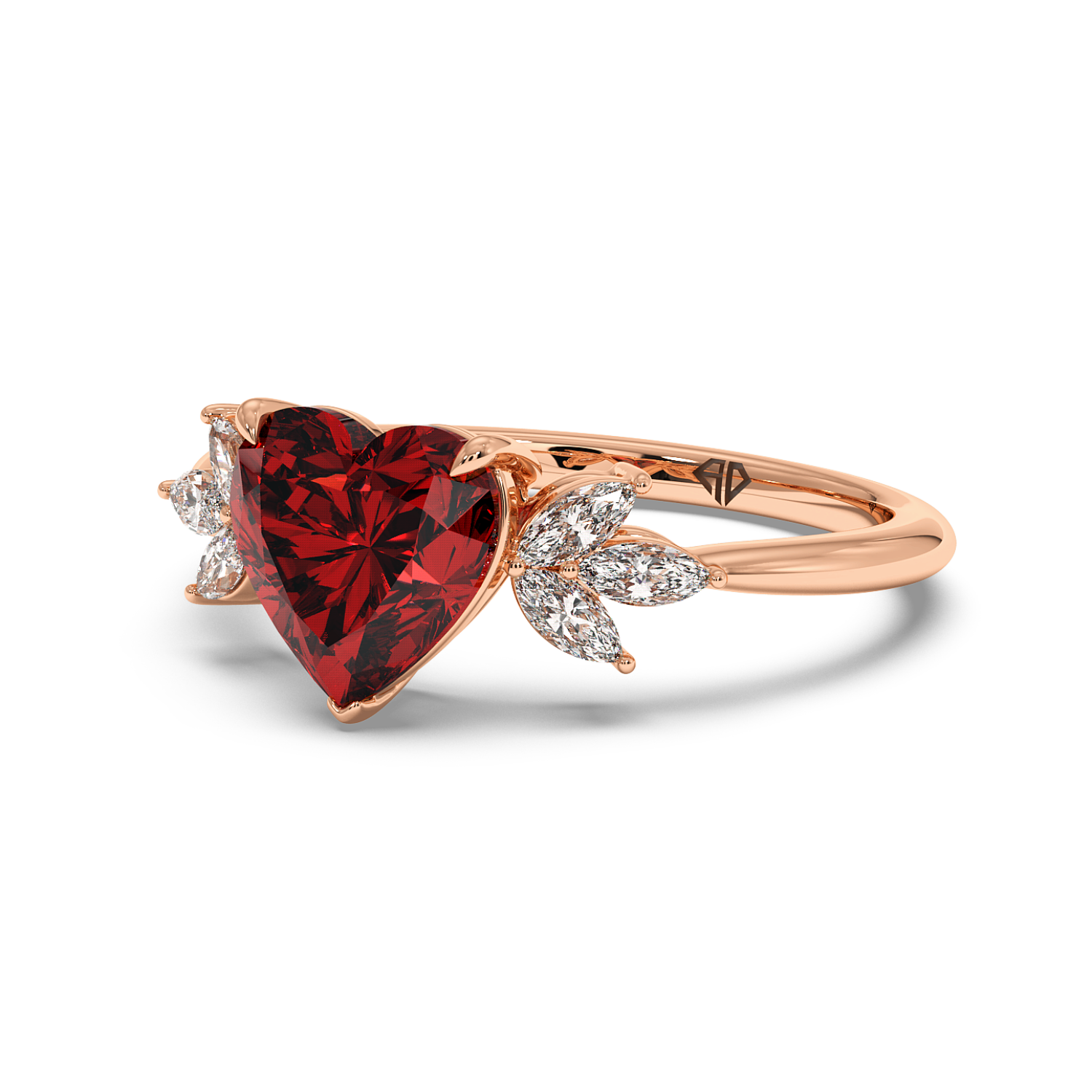 18K Rose Gold Heidi Engagement Ring